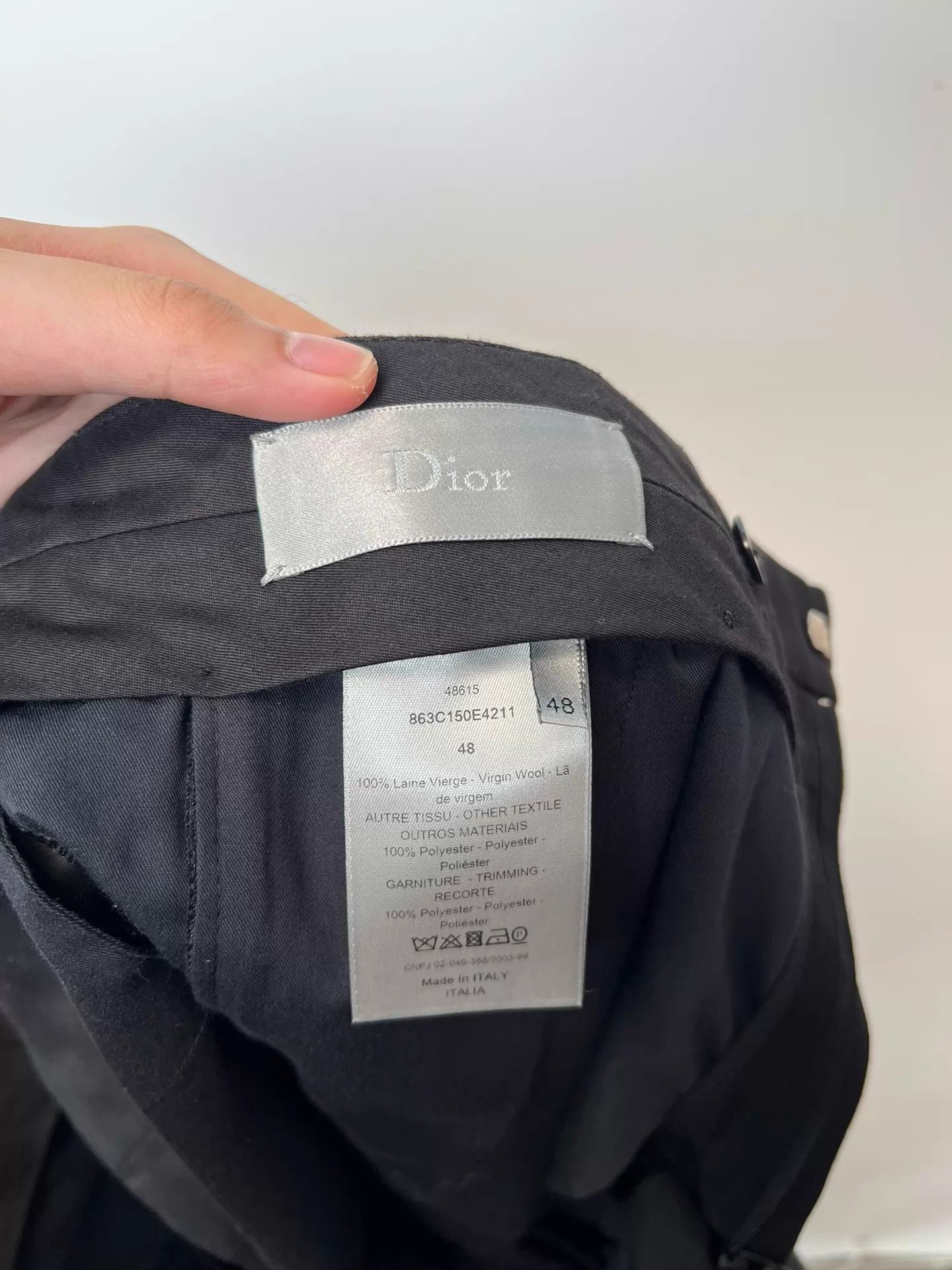 Dior Dior Logo Wool Shorts Orange Size 48 Size US 32 / EU 48 - 6 Thumbnail