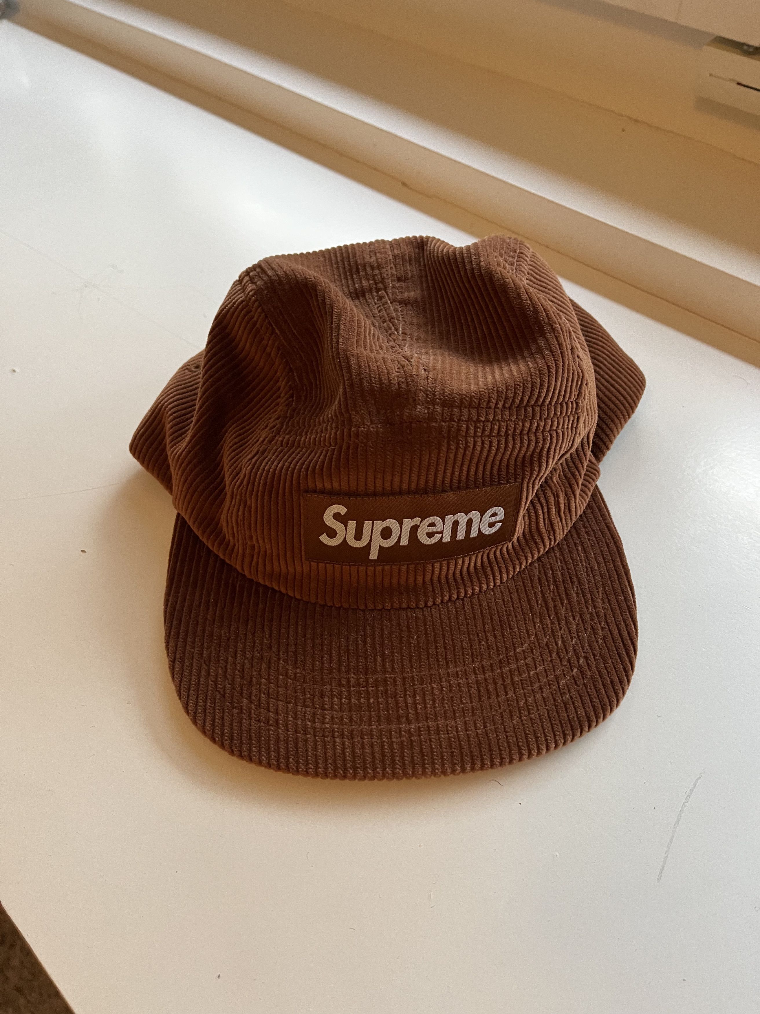 image of Supreme Corduroy Hat in Brown, Men's