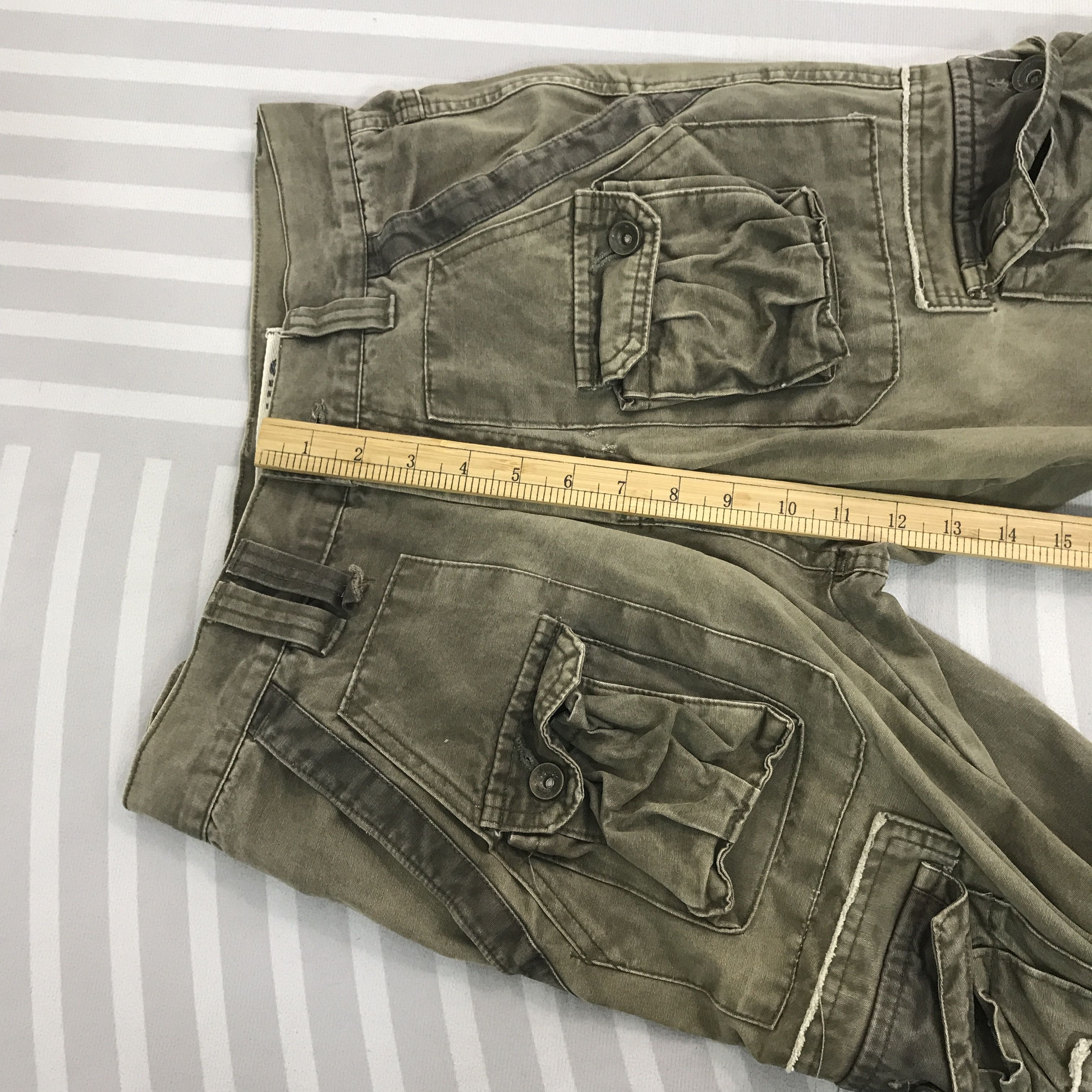 Japanese Brand Vintage Blue luis Cargo Tactical pocket Bondage Pants Size US 27 - 8 Thumbnail