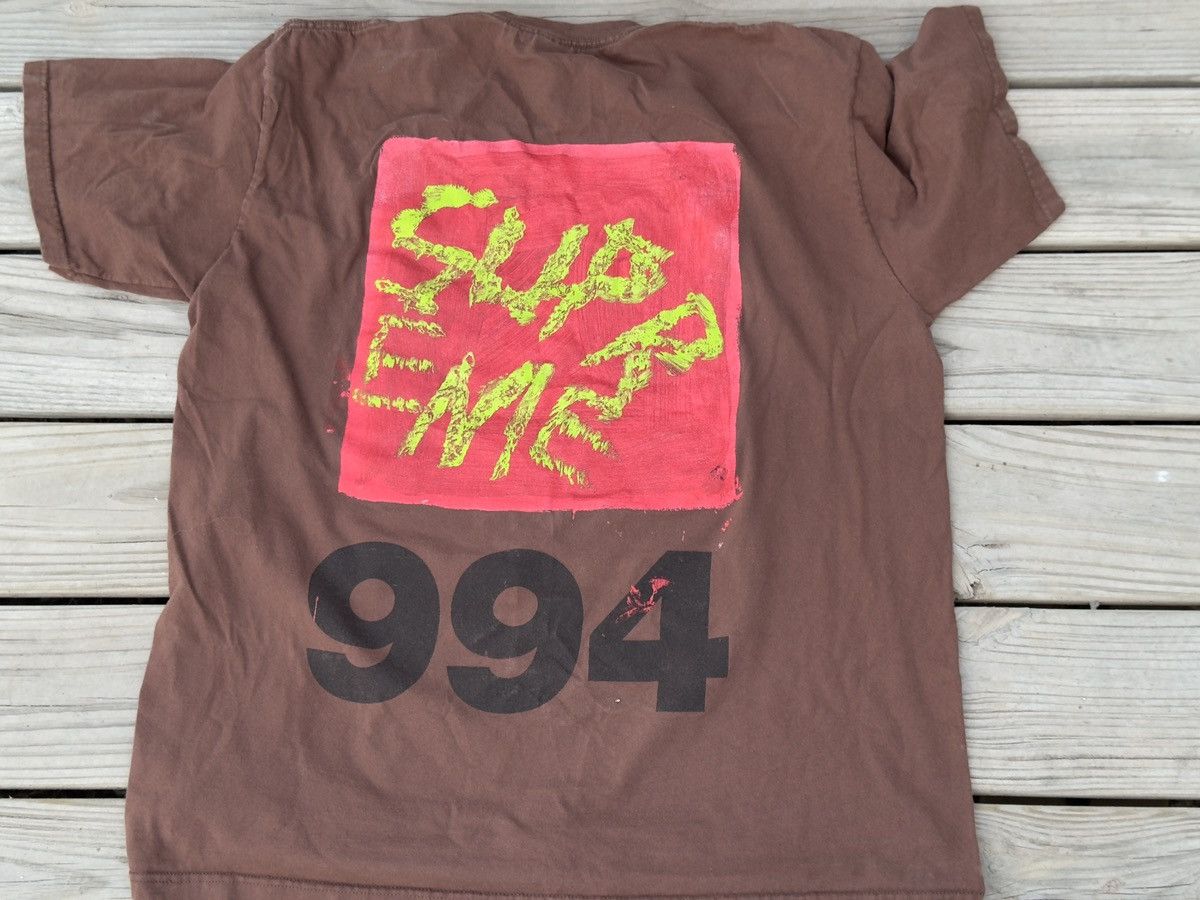 Supreme Supreme Paint Tee (Brown) Size US XL / EU 56 / 4 - 1 Thumbnail