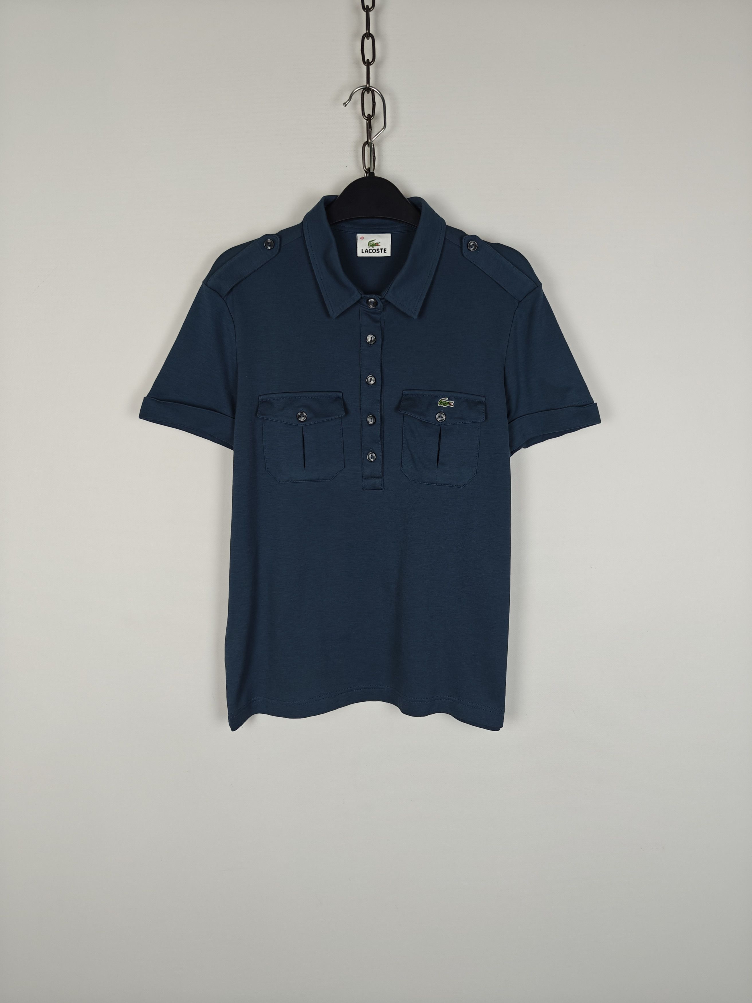 Lacoste Lacoste Polo T-Shirt Collared Pocket Tee Blue size M Size M / US 6-8 / IT 42-44 - 1 Thumbnail