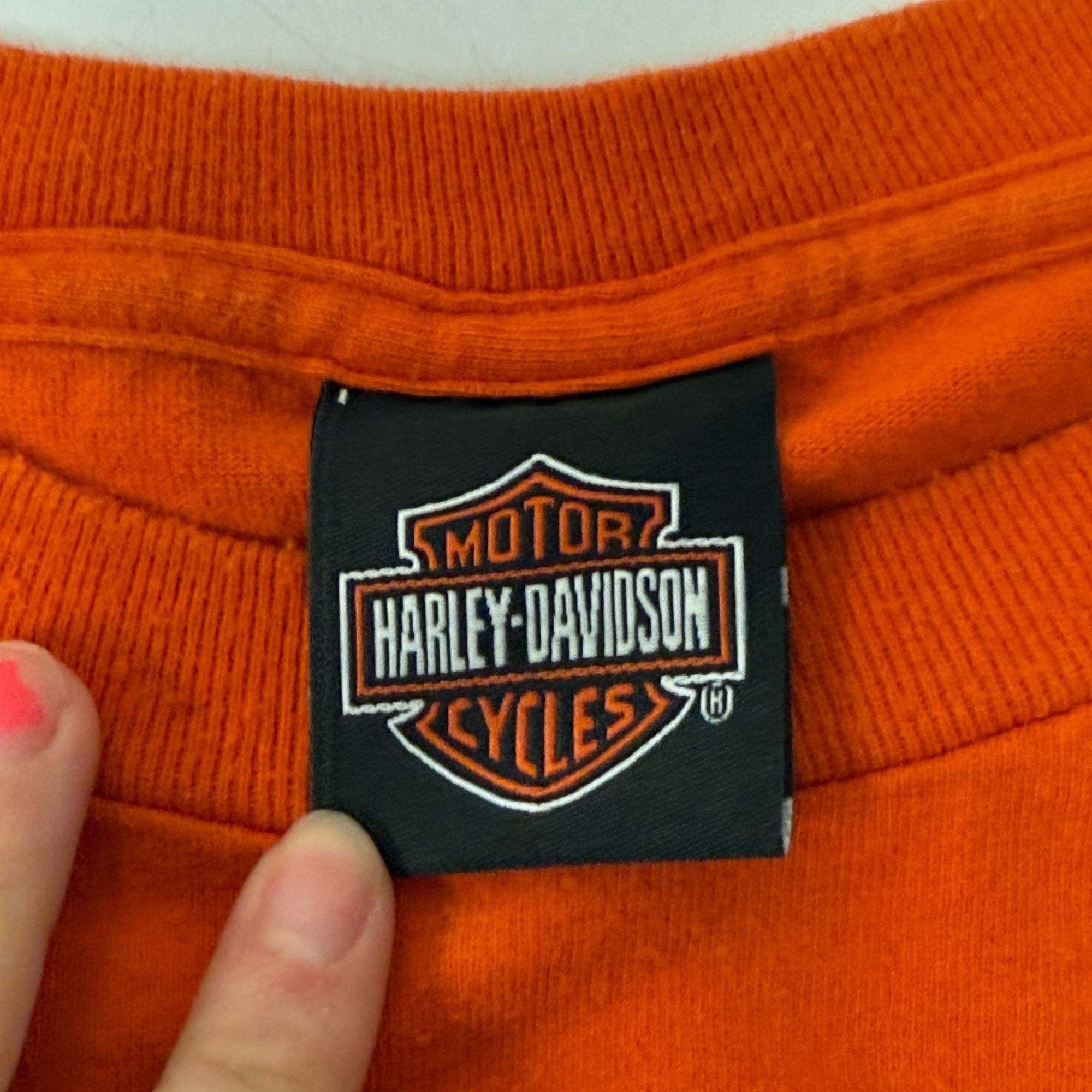 Harley Davidson 90's NEW ORLEANS BOURBON St Motorcycle Mardi Gras Biker Tee Size US XXL / EU 58 / 5 - 5 Thumbnail