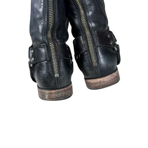 Frye Frye #76850 Phillip Harness Womens Black Knee High Leather R Size US 6.5 / IT 36.5 - 6 Thumbnail