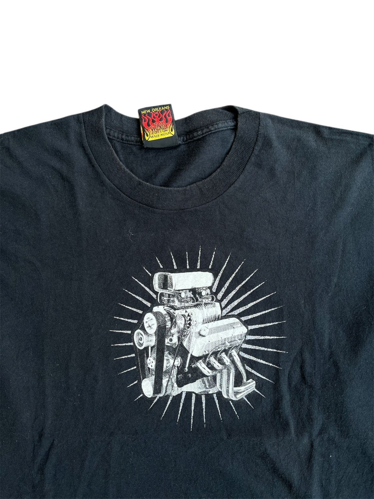 Vintage 90s Archaic Smile Bad Ass Engine Flame Spellout Longsleeve Size US XL / EU 56 / 4 - 2 Thumbnail