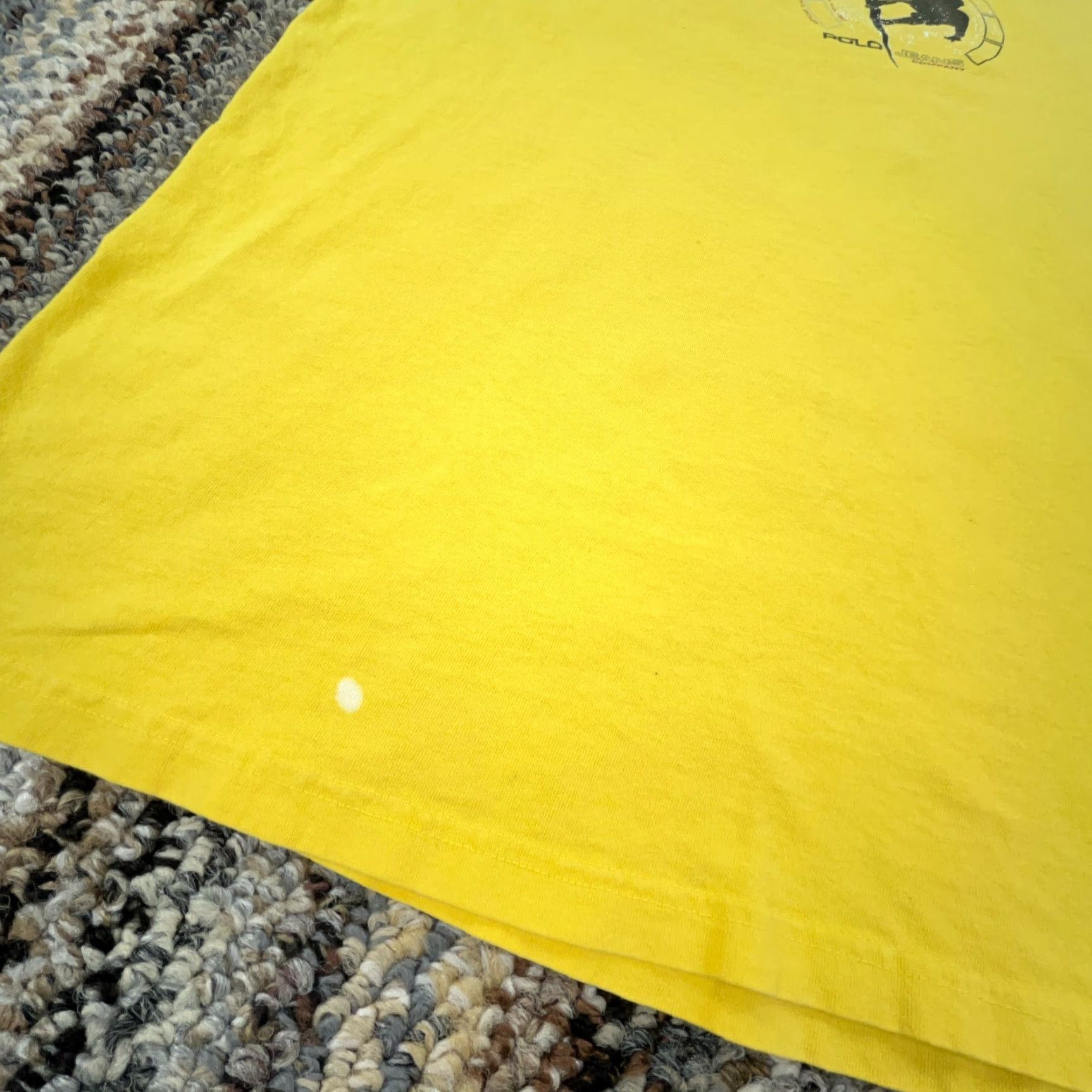 Polo Ralph Lauren VINTAGE Polo Ralph Lauren Shirt Men Large Yellow Surfing T-Shirt Y2K Size US L / EU 52-54 / 3 - 6 Thumbnail