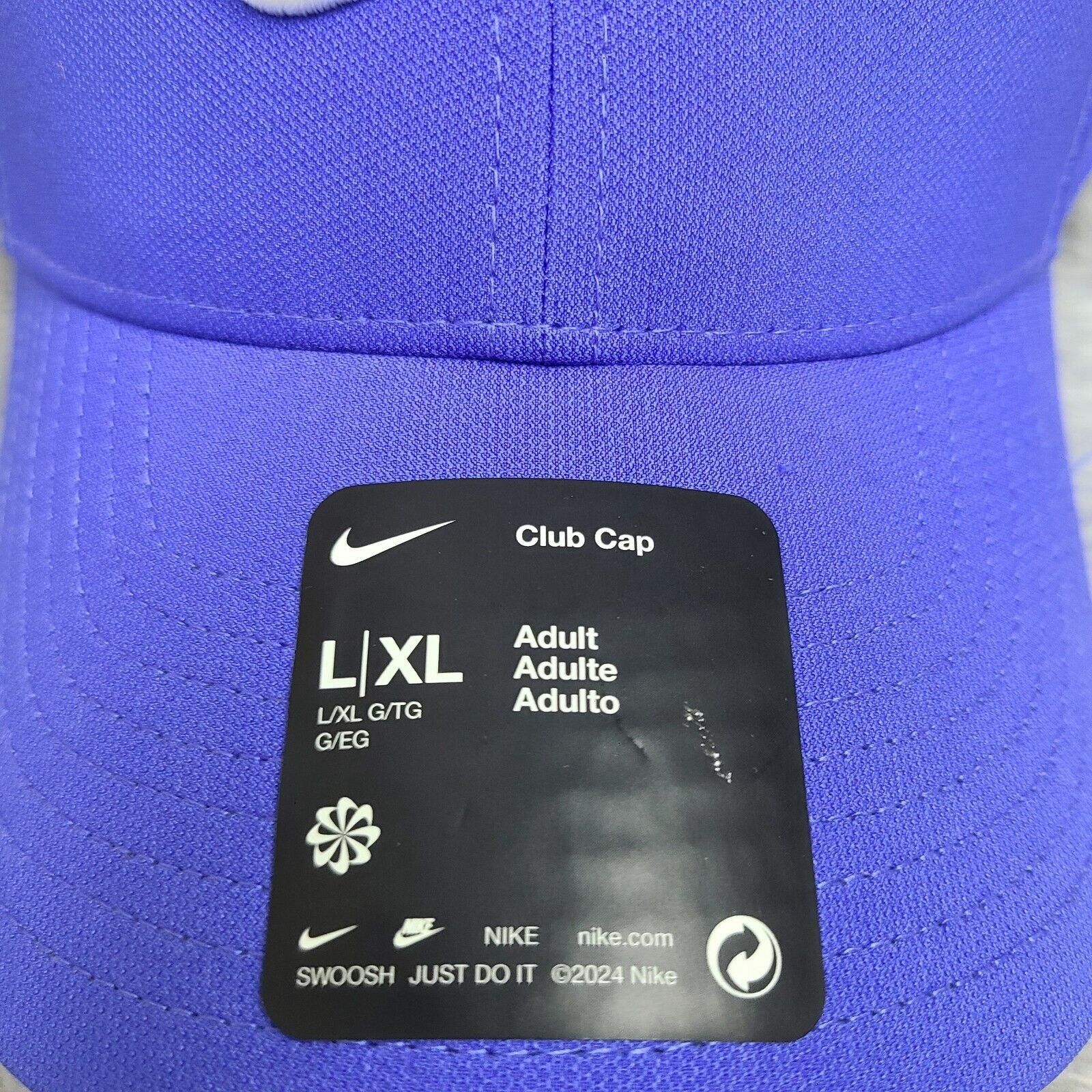 Nike Nike Hat Mens Adjustable Dri FIT Club Cap Structured Swoosh Size ONE SIZE - 4 Thumbnail