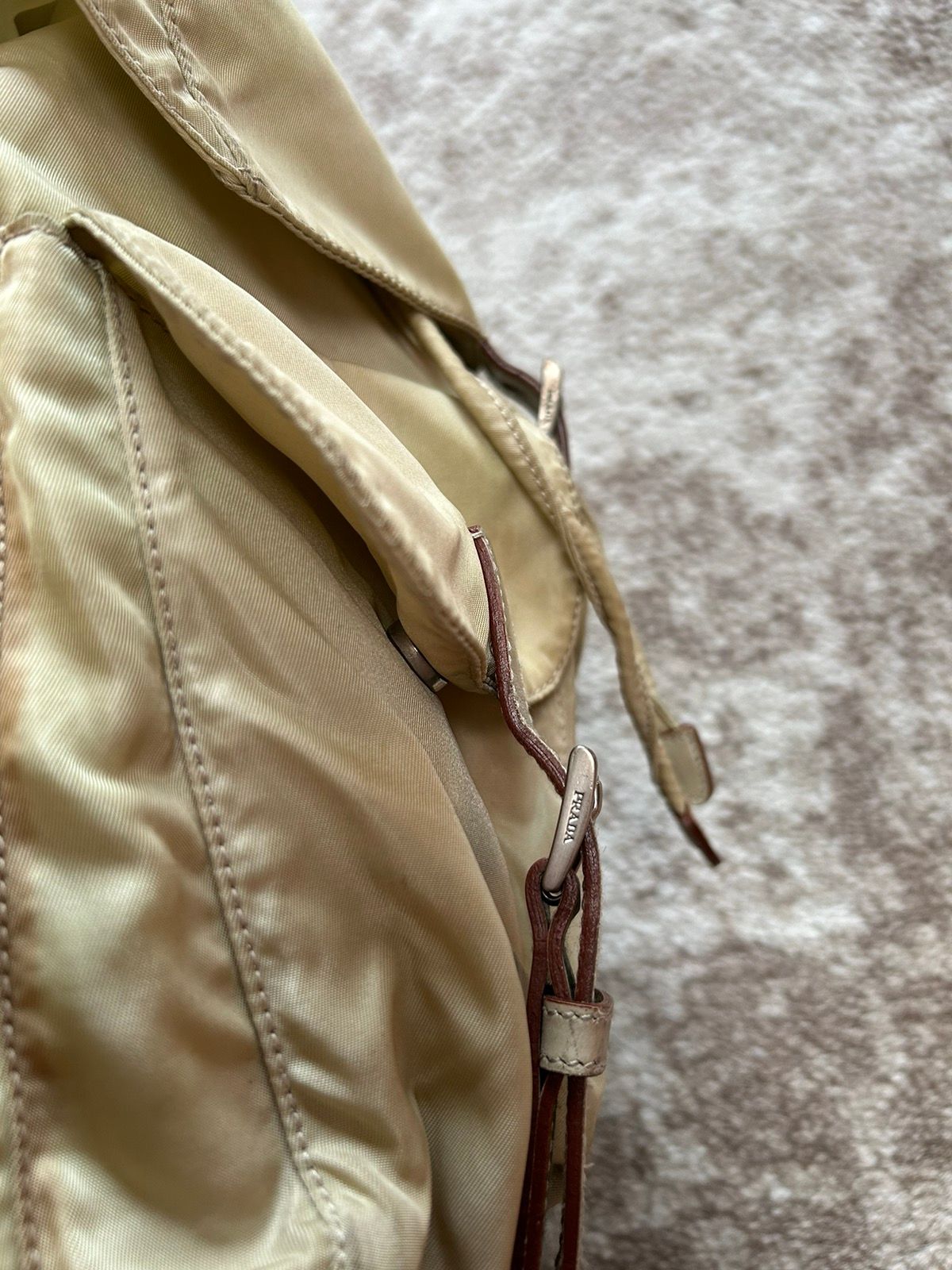 Vintage Late 90s Prada Large Nylon Backpack / Rucksack Size ONE SIZE - 9 Thumbnail