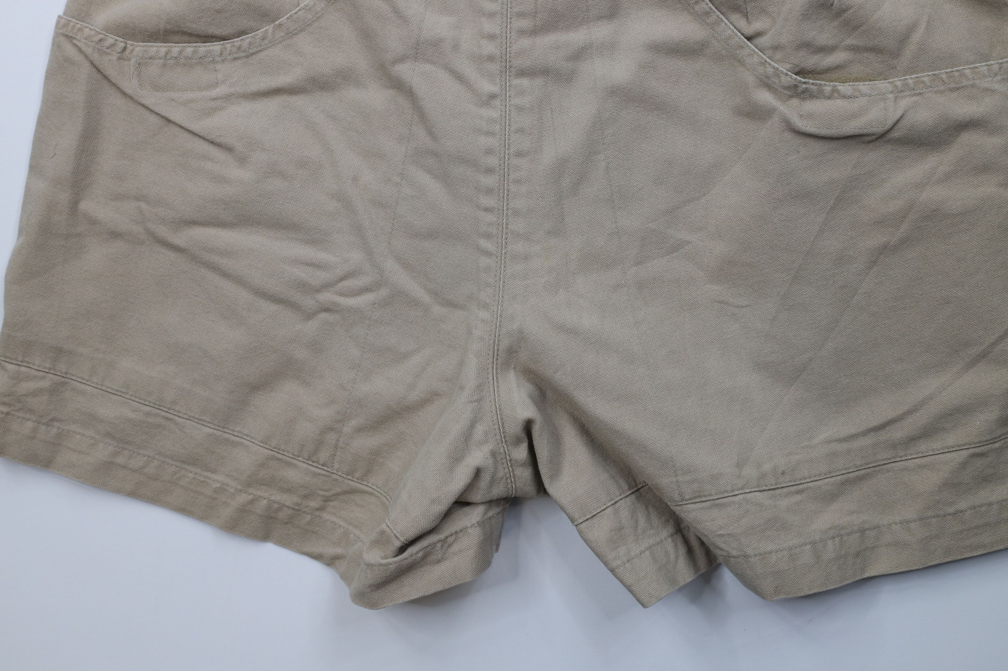 Patagonia Vintage Y2K 2003 Patagonia Above Knee Canvas Shorts Beige Size US 36 / EU 52 - 13 Thumbnail