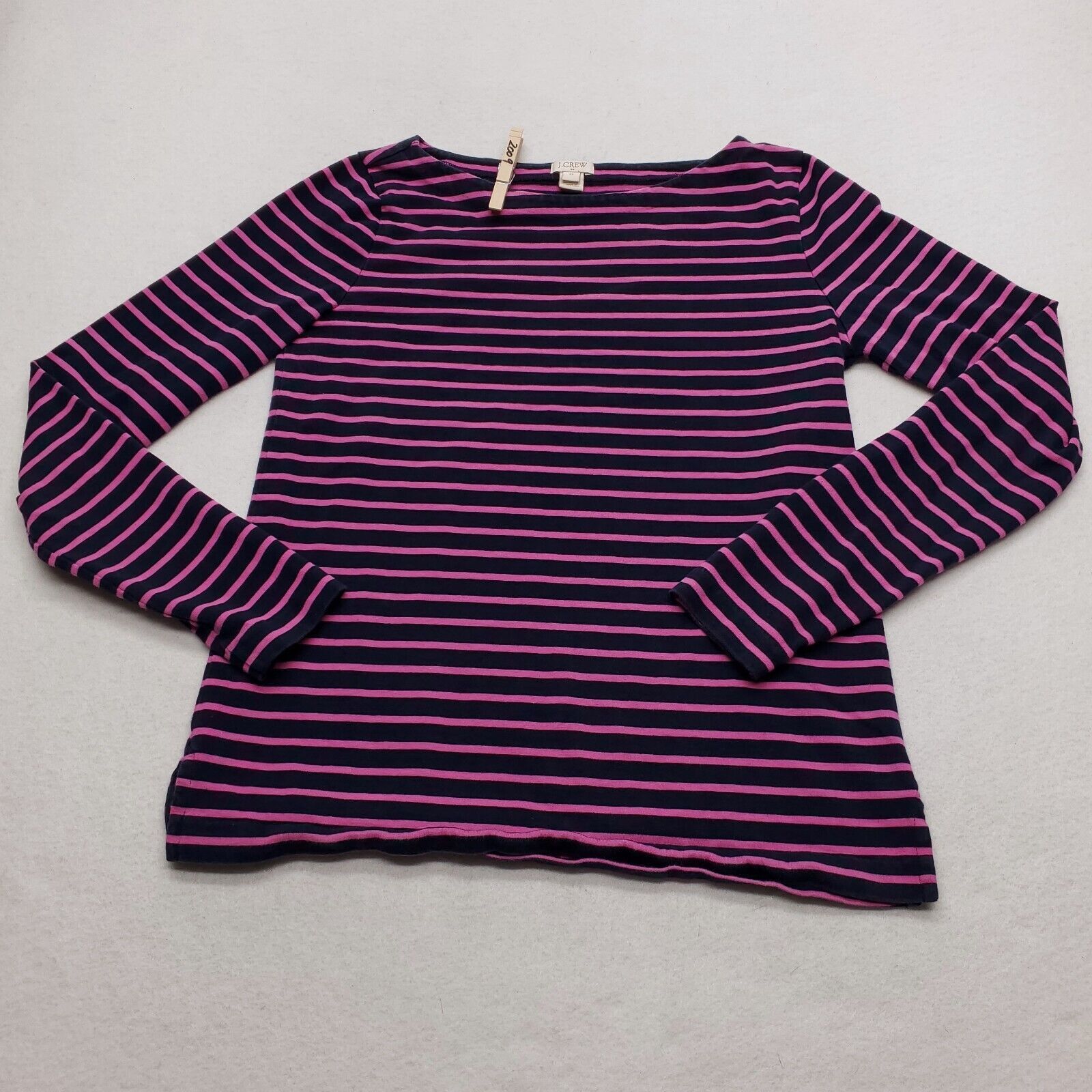 J.Crew JCrew Casual Pullover T Shirt Womens Size Extra Small Purple Size XS / US 0-2 / IT 36-38 - 2 Thumbnail