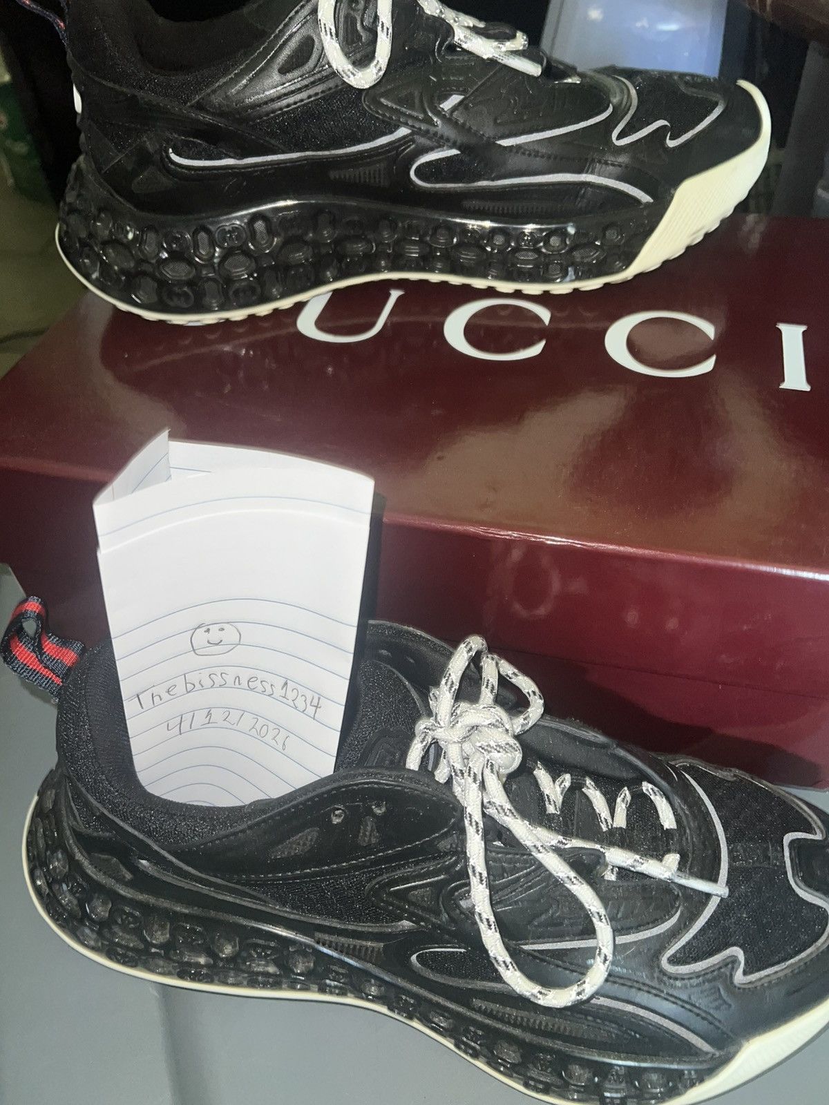Gucci Gucci Ultrapace Low-Top Sneakers – Size 10 –Brand New w/ Box Size US 10 / EU 43 - 8 Thumbnail