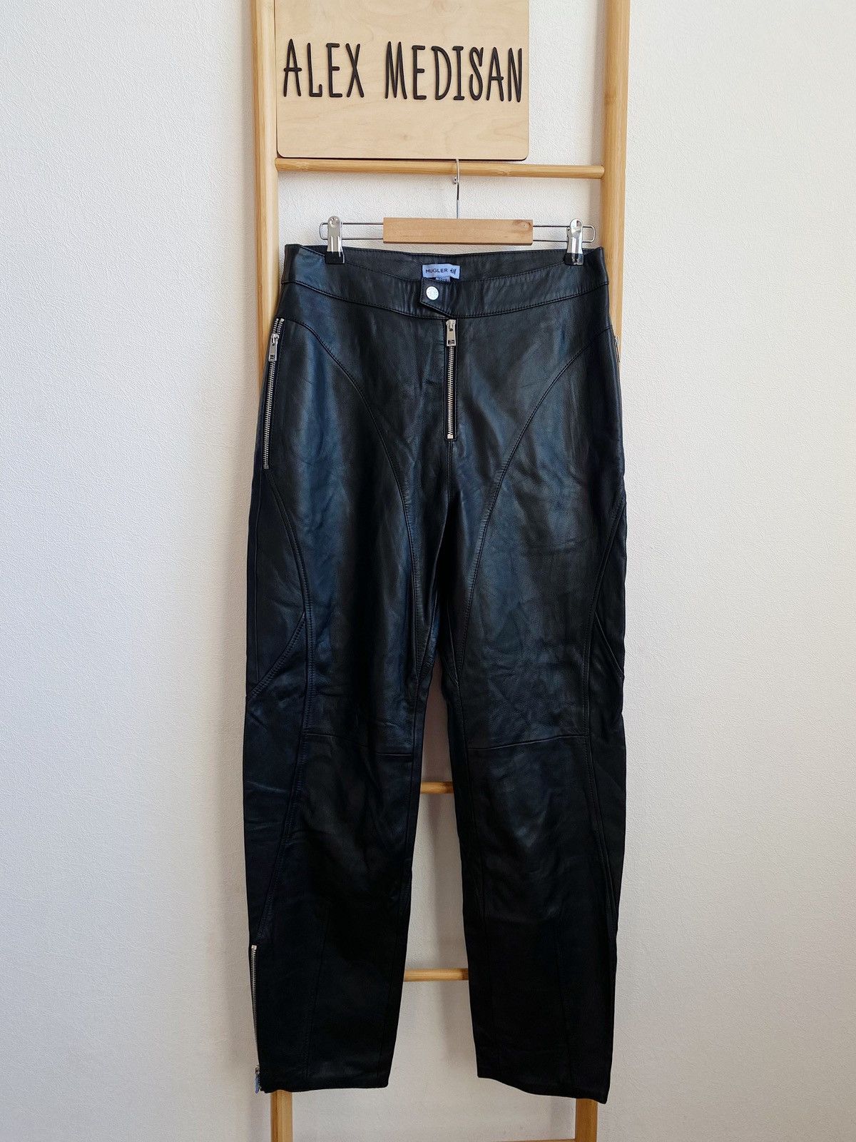 Mugler Mugler x H&M Leather Pants Size US 32 / EU 48 - 8 Thumbnail