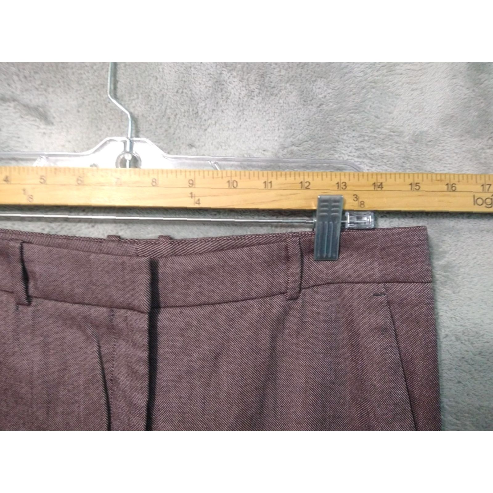 Hugo Boss Hugo Boss Pants Womens 2 Purple Wool Blend Trousers Straight Leg Career Pants Size 26" / US 2 / IT 38 - 3 Thumbnail