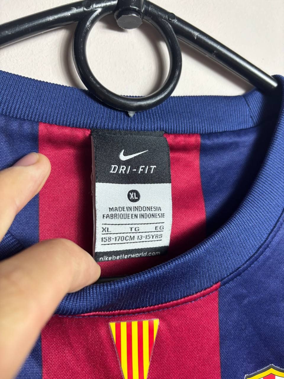 Nike Barcelona 2014-15 Nike Dri-Fit Blokecore Jersey T-shirt Tee Size US S / EU 44-46 / 1 - 8 Thumbnail
