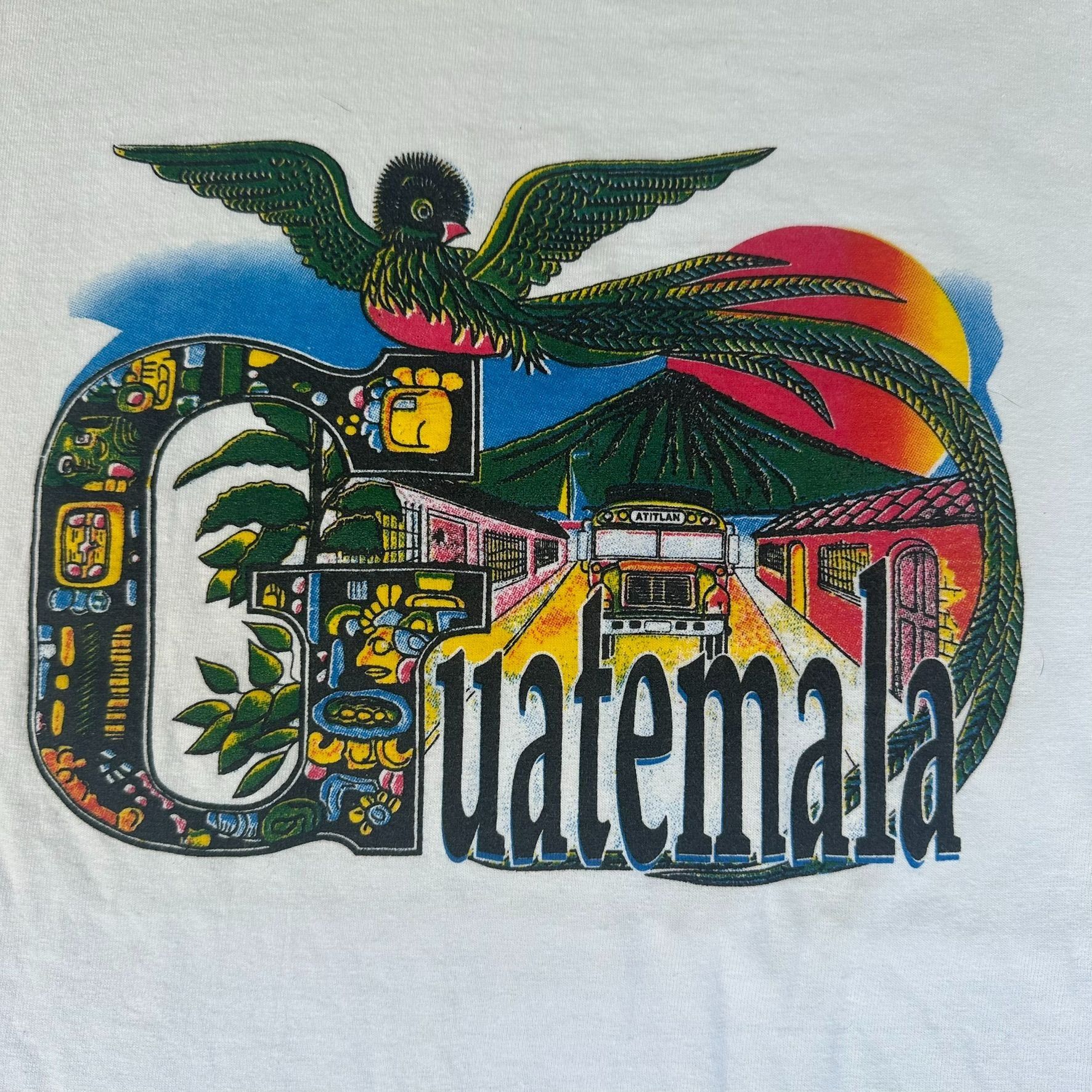 Vintage Vintage 90s Guatemala Tropical Bird T-Shirt Gorpcore Nature Size US L / EU 52-54 / 3 - 2 Thumbnail
