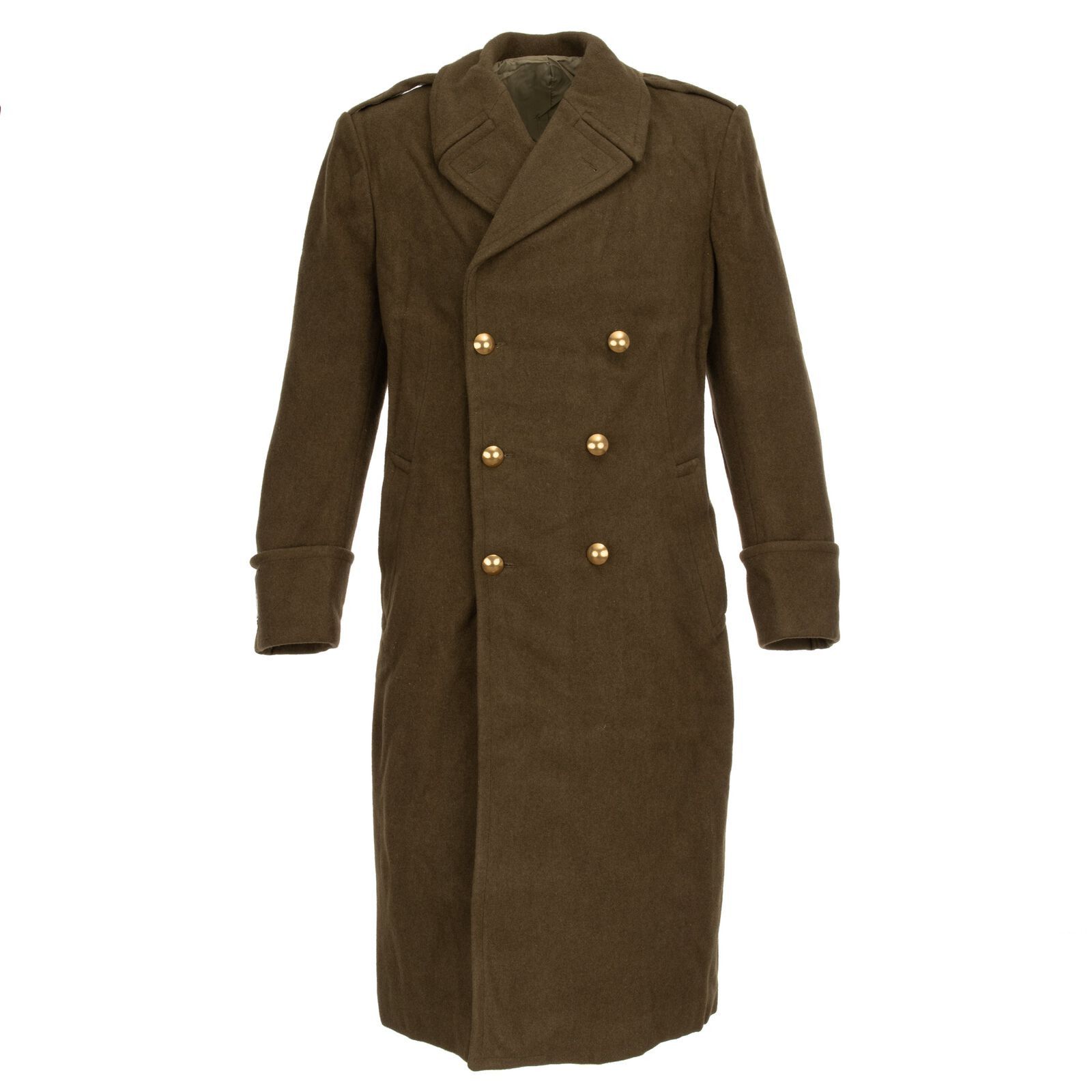 Vintage Vintage 60s Wool Jacket French Overcoat Military Army 1964 Size US S / EU 44-46 / 1 - 1 Thumbnail