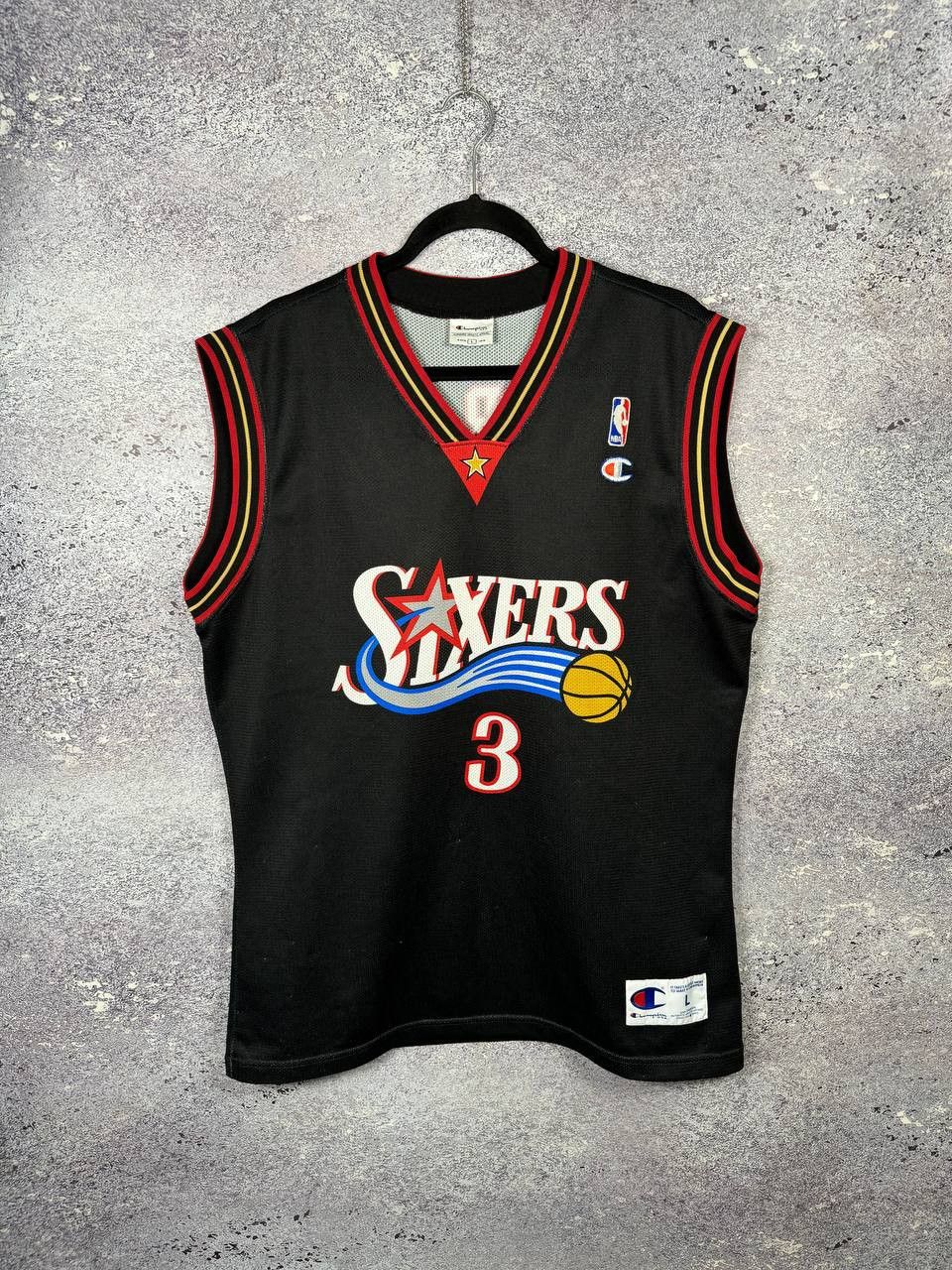 Allen Iverson 90's Champion Sixers Philadelphia Jersey