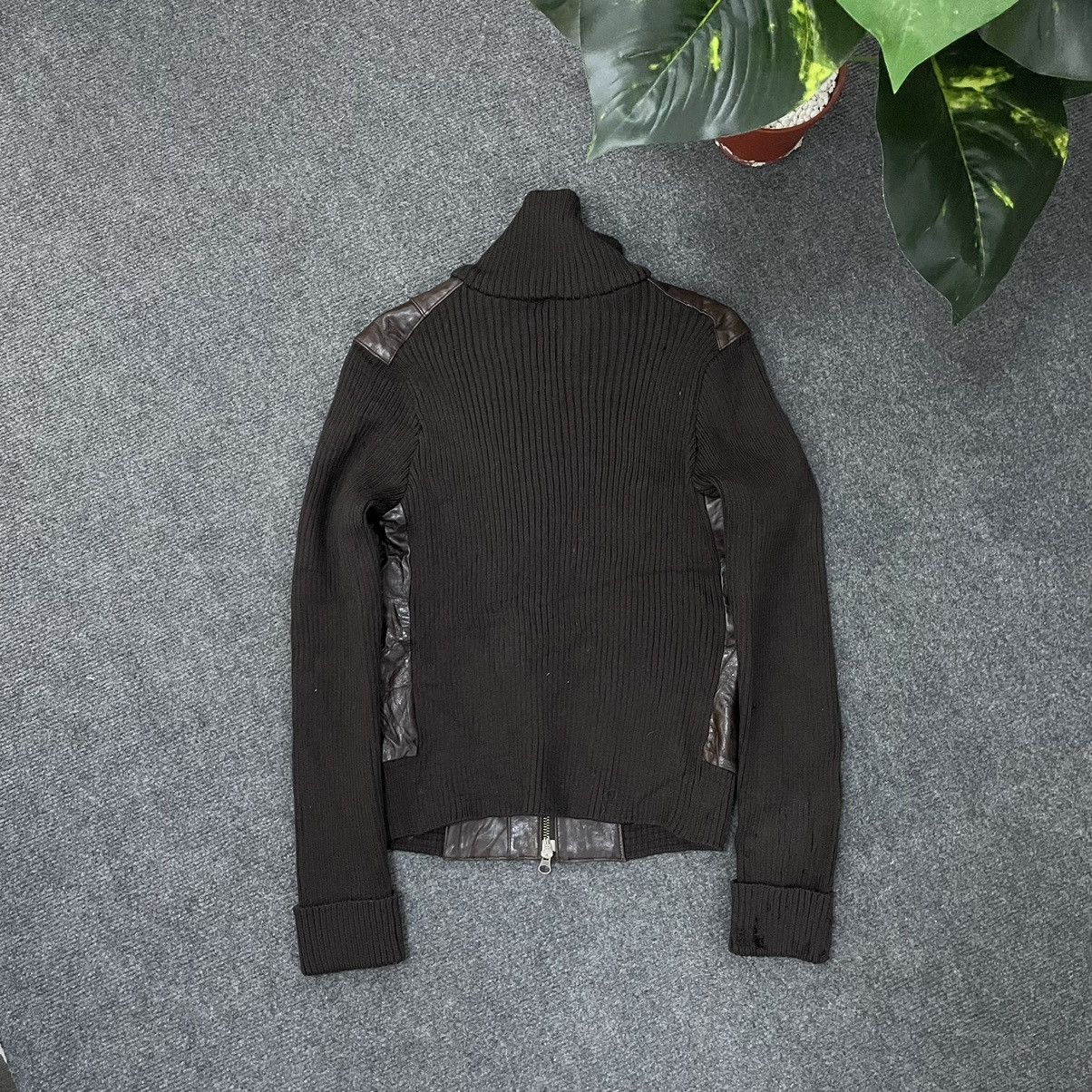 BRAHMIN × Genuine Leather Brahmin Genuine Leather Jacket Wool Sleeves Size US XS / EU 42 / 0 - 12 Thumbnail