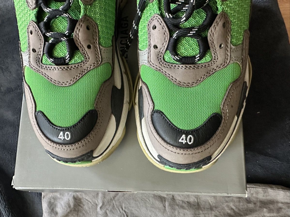 Balenciaga Balenciaga triple s green/grey Size US 7 / EU 40 - 3 Thumbnail