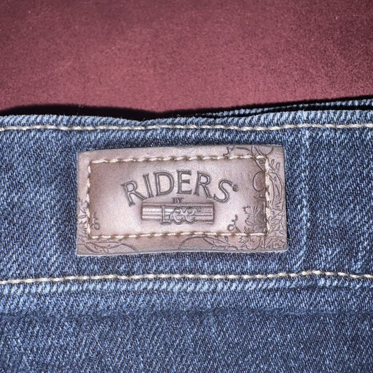 Lee Riders by Lee Relaxed Fit Straight Leg Blue Jeans Size 28" / US 6 / IT 42 - 6 Thumbnail