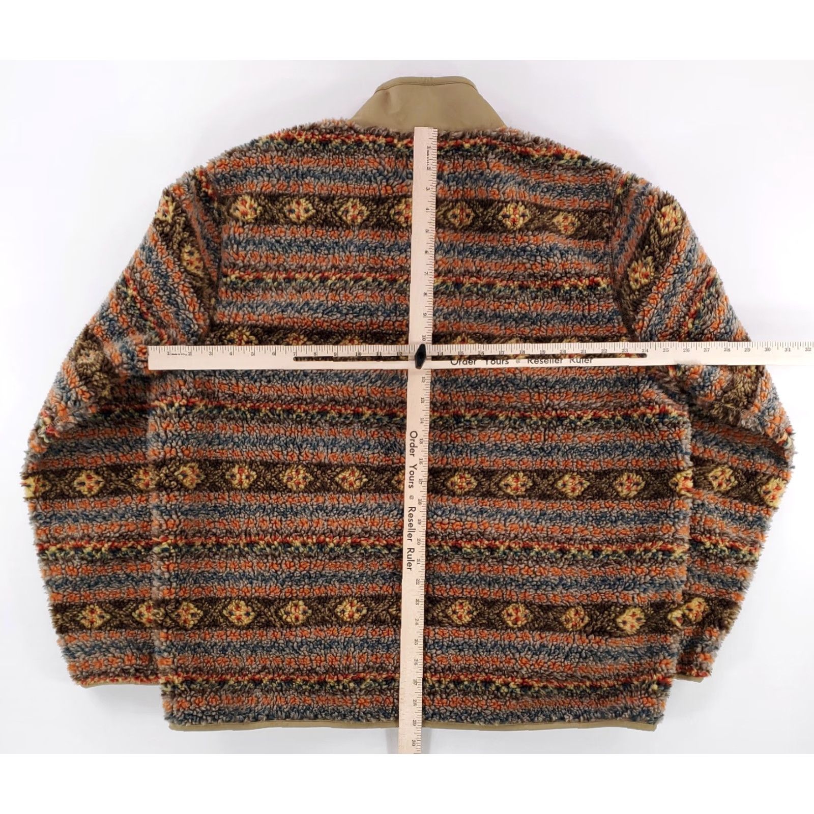 J.Crew J.CREW Nordic All Weather Designs Deep Pile Fleece 1/4 Zip Aztec Mens XXL Pullover Multicolor Aztec 1/4 Zip Men 2XL Size US XXL / EU 58 / 5 - 4 Thumbnail