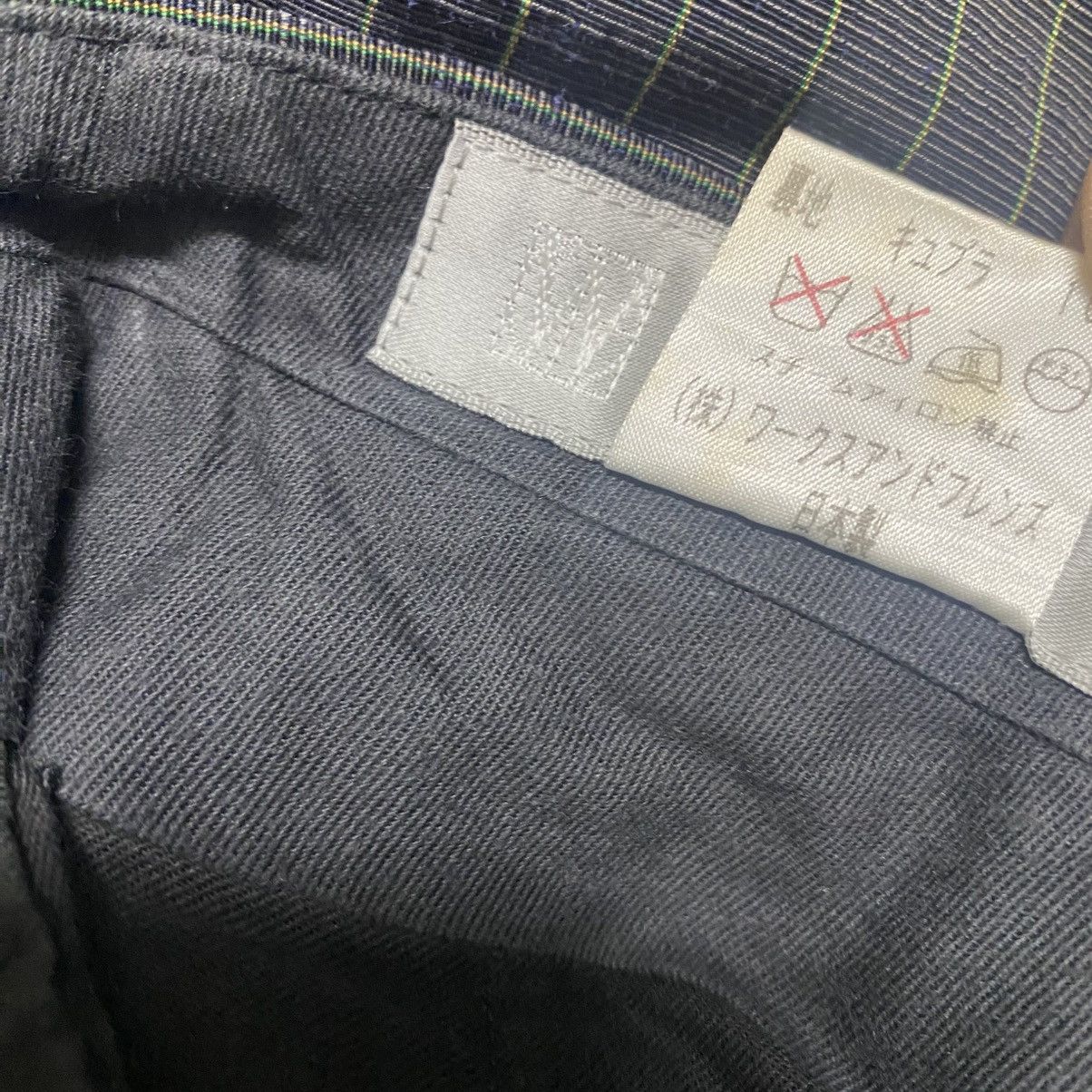 Yohji Yamamoto Vintage WORKSHOP BY YOHJI YAMAMOTO Striped Trouser Size 26" / US 2 / IT 38 - 20 Thumbnail