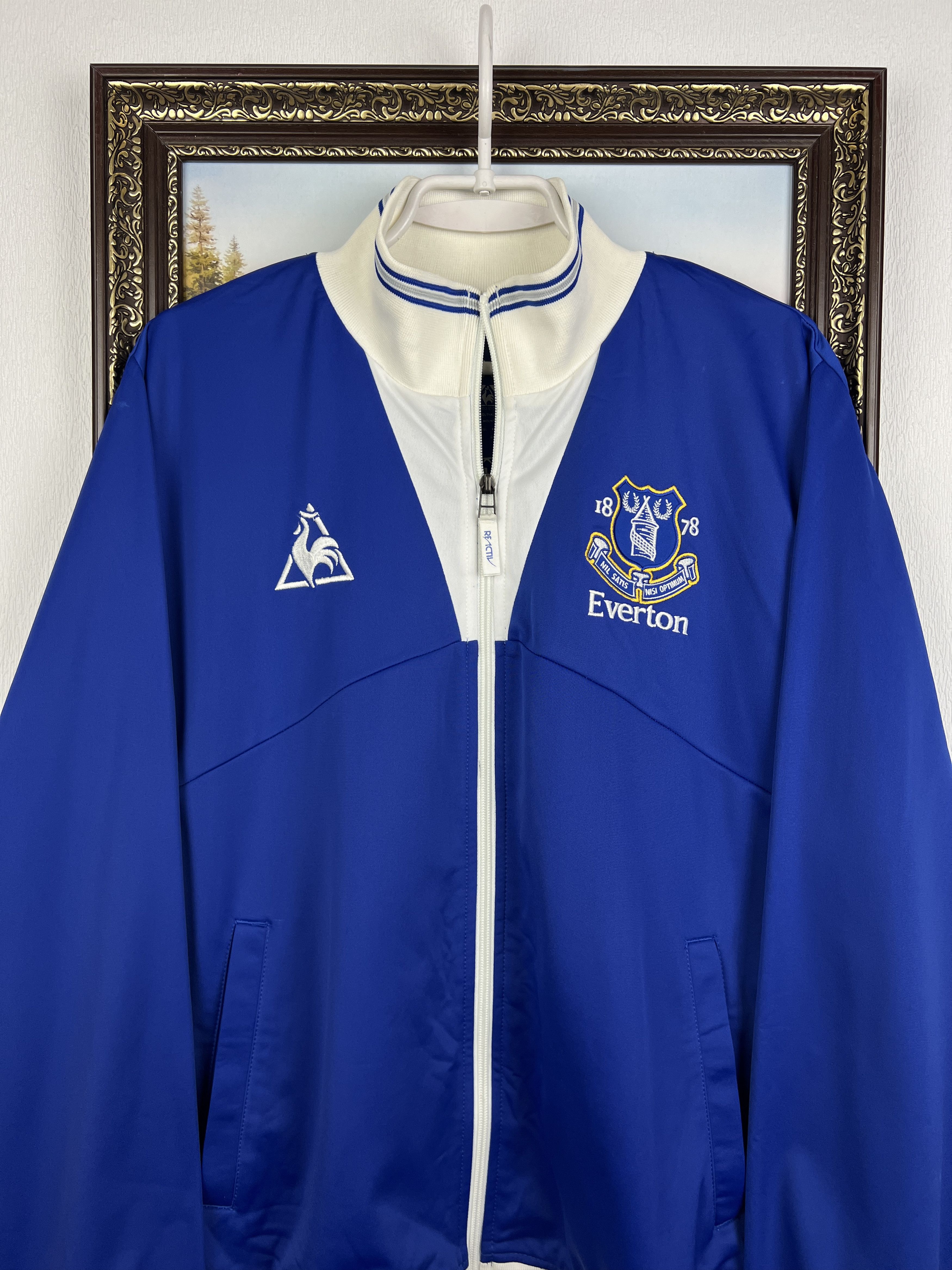 Le Coq Sportif Le Coq Sportif Everton Football Jacket Soccer Track Top Size US L / EU 52-54 / 3 - 2 Thumbnail