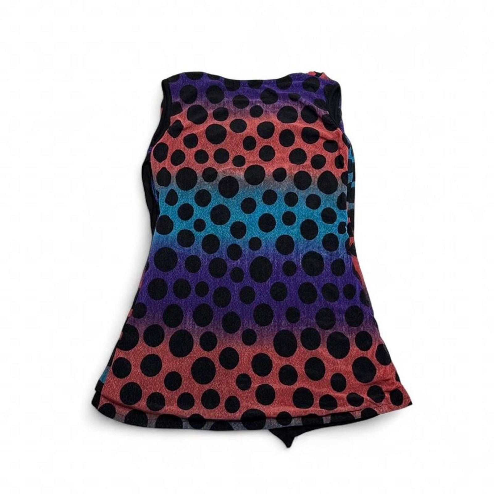 Other Polka Dot Multi Color Cowl Neck Early Draping Top size large Size L / US 10 / IT 46 - 5 Thumbnail