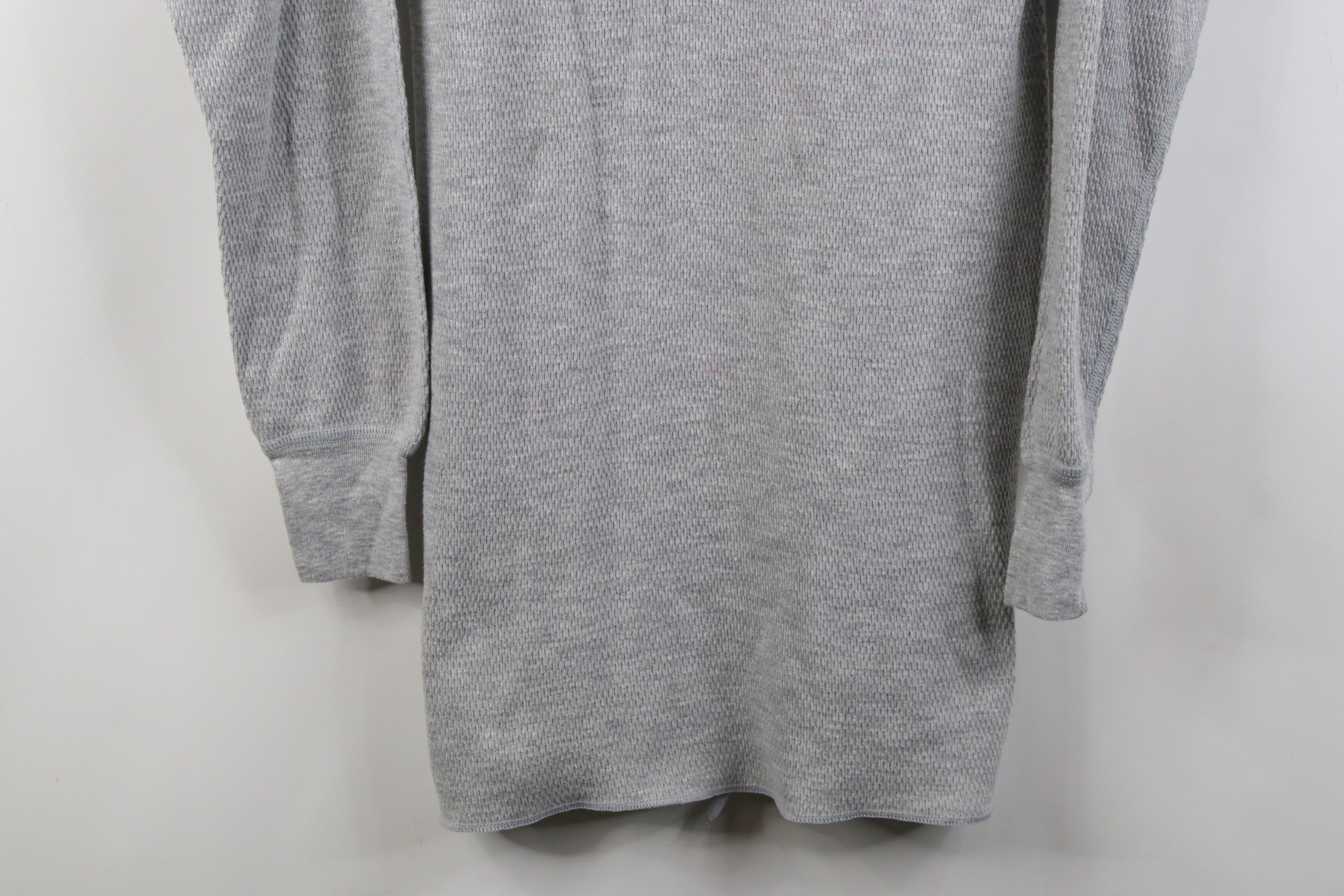 Vintage Vintage 70s Streetwear Waffle Knit Long Sleeve T-Shirt USA Size US XL / EU 56 / 4 - 3 Thumbnail