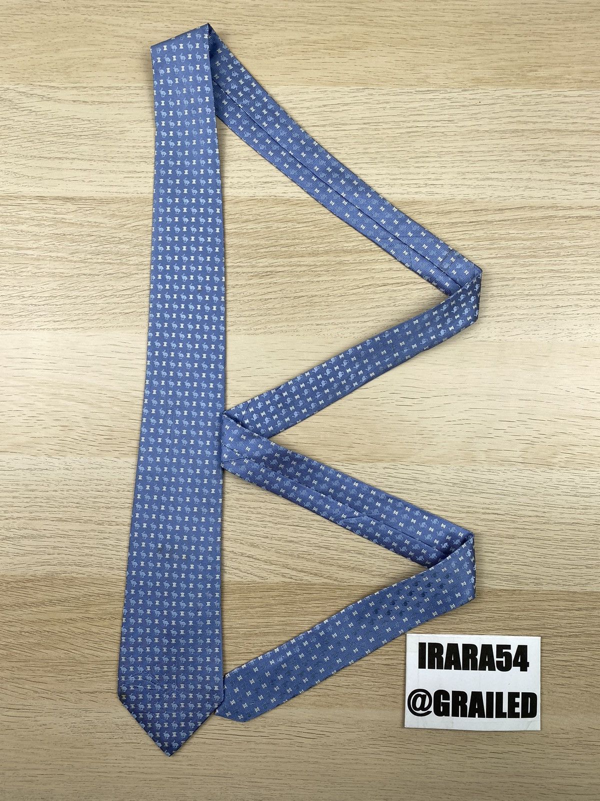 Celine Vintage Celine Silk Tie T70 Size ONE SIZE - 2 Thumbnail