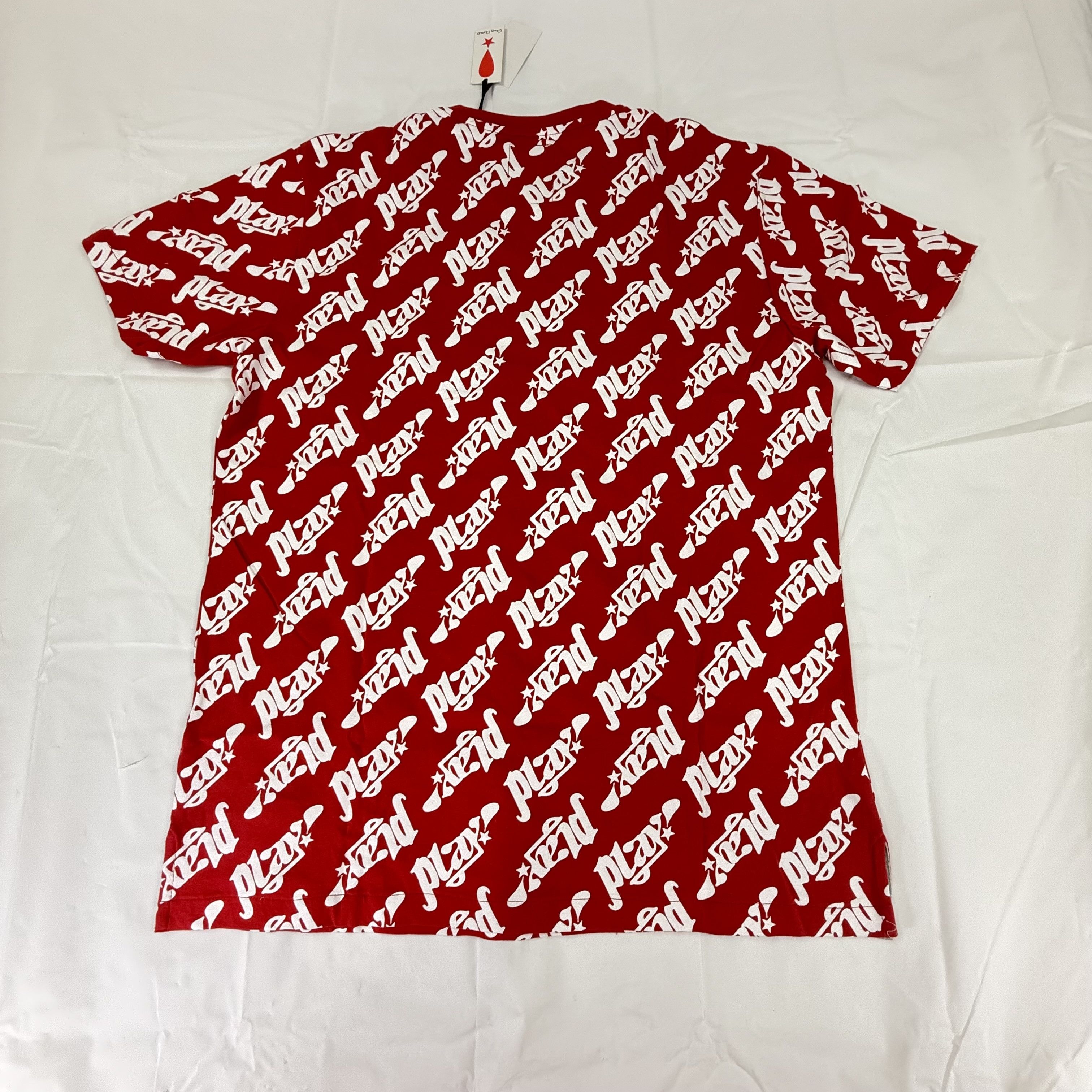 Play Cloths Play Cloths Mens All Over Print Logo T-Shirt Size L Size US L / EU 52-54 / 3 - 5 Thumbnail