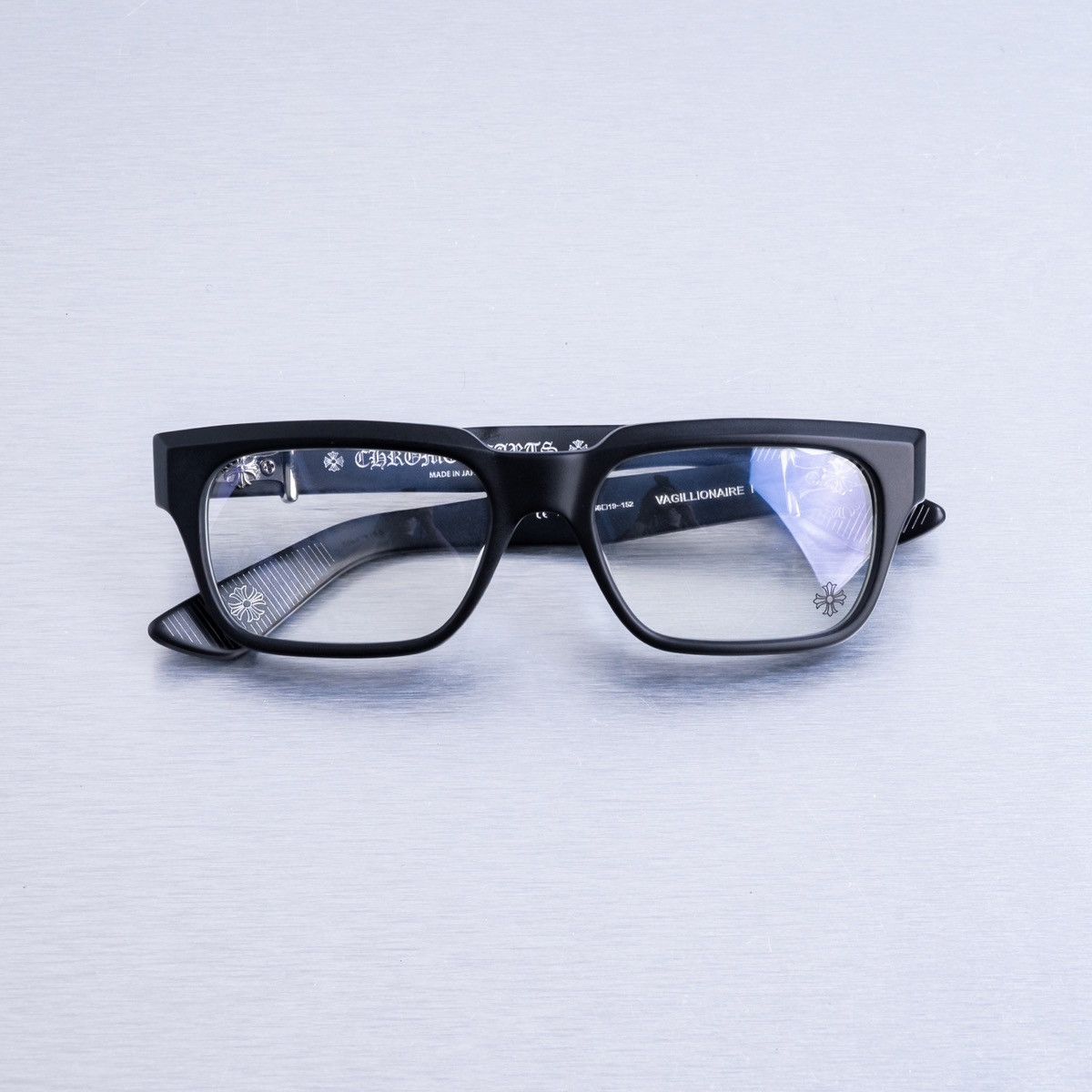 Chrome Hearts CHROME HEARTS VAGILLIONAIRE I MATTE BLACK GLASSES Size ONE SIZE - 7 Thumbnail