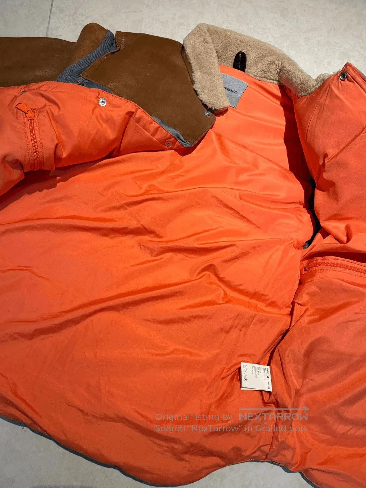 Undercover Sz 4 Undercover Leather Sleeves Joint Puffer Jacket. Size US XL / EU 56 / 4 - 5 Thumbnail