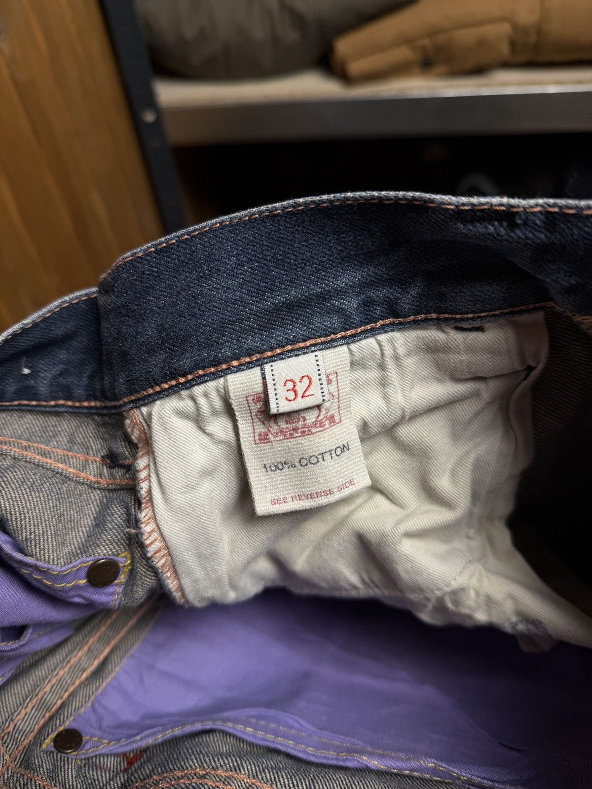 Evisu × Japanese Brand × Vintage Vintage Evisu Belt Pants Japan Size US 32 / EU 48 - 10 Thumbnail
