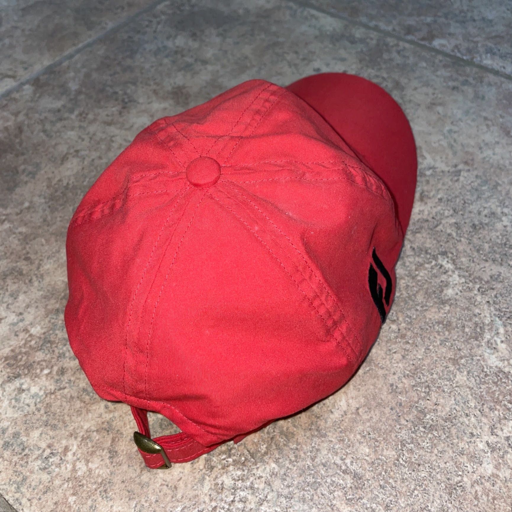 Footjoy FootJoy DryJoys Red Adjustable Cap Small Men Adjustable Baseball Cap Red Size ONE SIZE - 2 Thumbnail