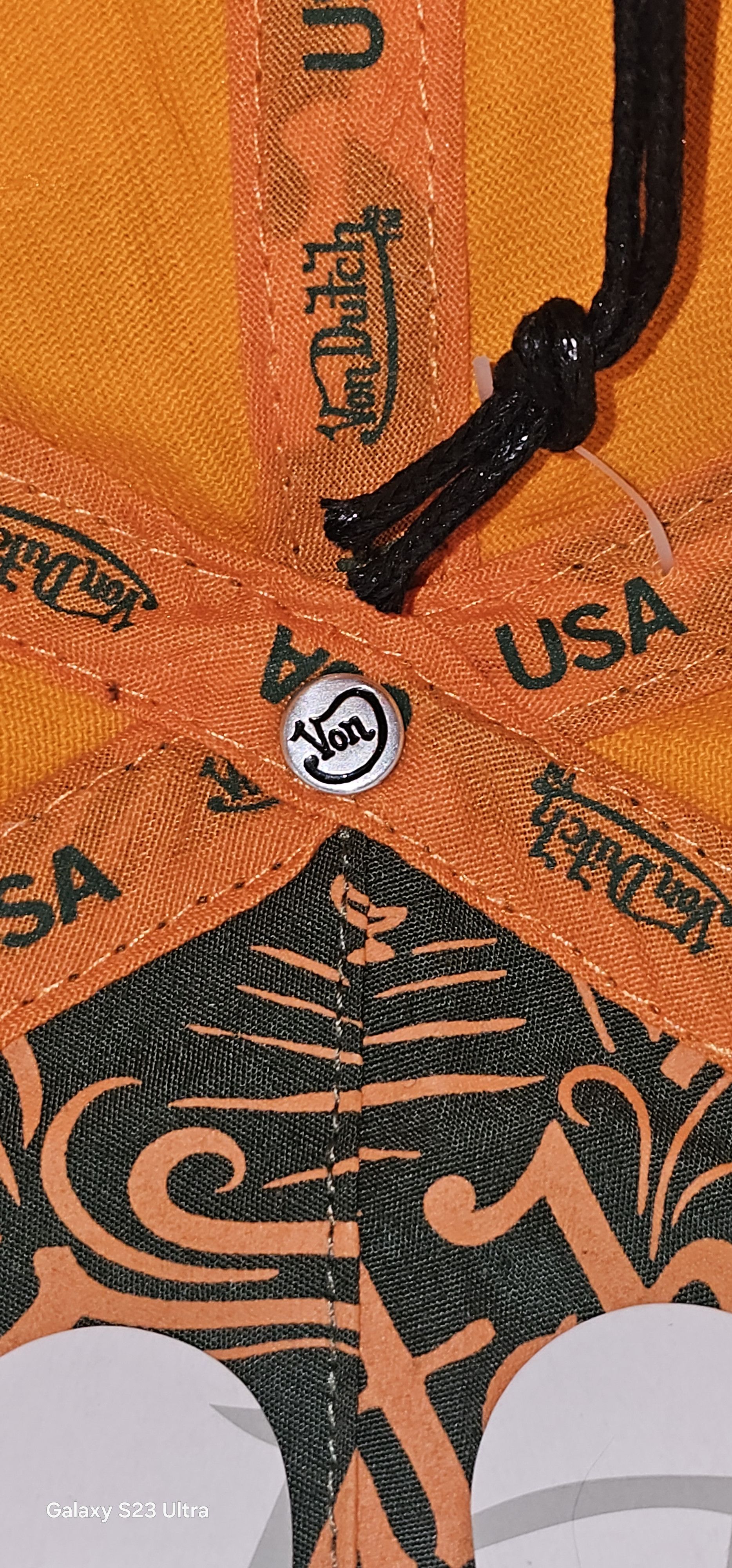 Von Dutch ORANGE CAMOUFLAGE VON DUTCH TRUCKER STYLE Size ONE SIZE - 7 Thumbnail