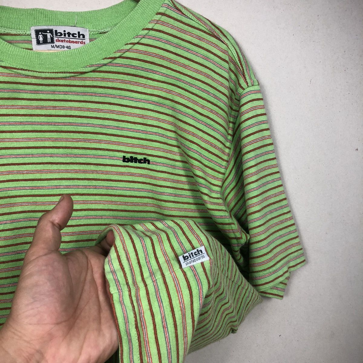 Girl Skateboards Vintage 90s Bitch Skateboards Tee Size US M / EU 48-50 / 2 - 4 Thumbnail