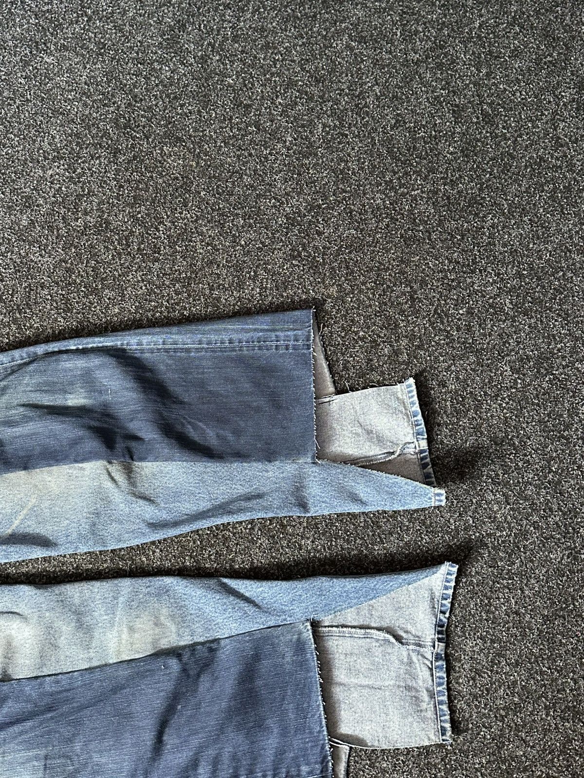 If Six Was Nine × Levi's 🚨GRAIL CUSTOM DENIM JEANS 2in1 ULTRA BAGGY Y2K JAPANESE STYL Size US 32 / EU 48 - 3 Thumbnail
