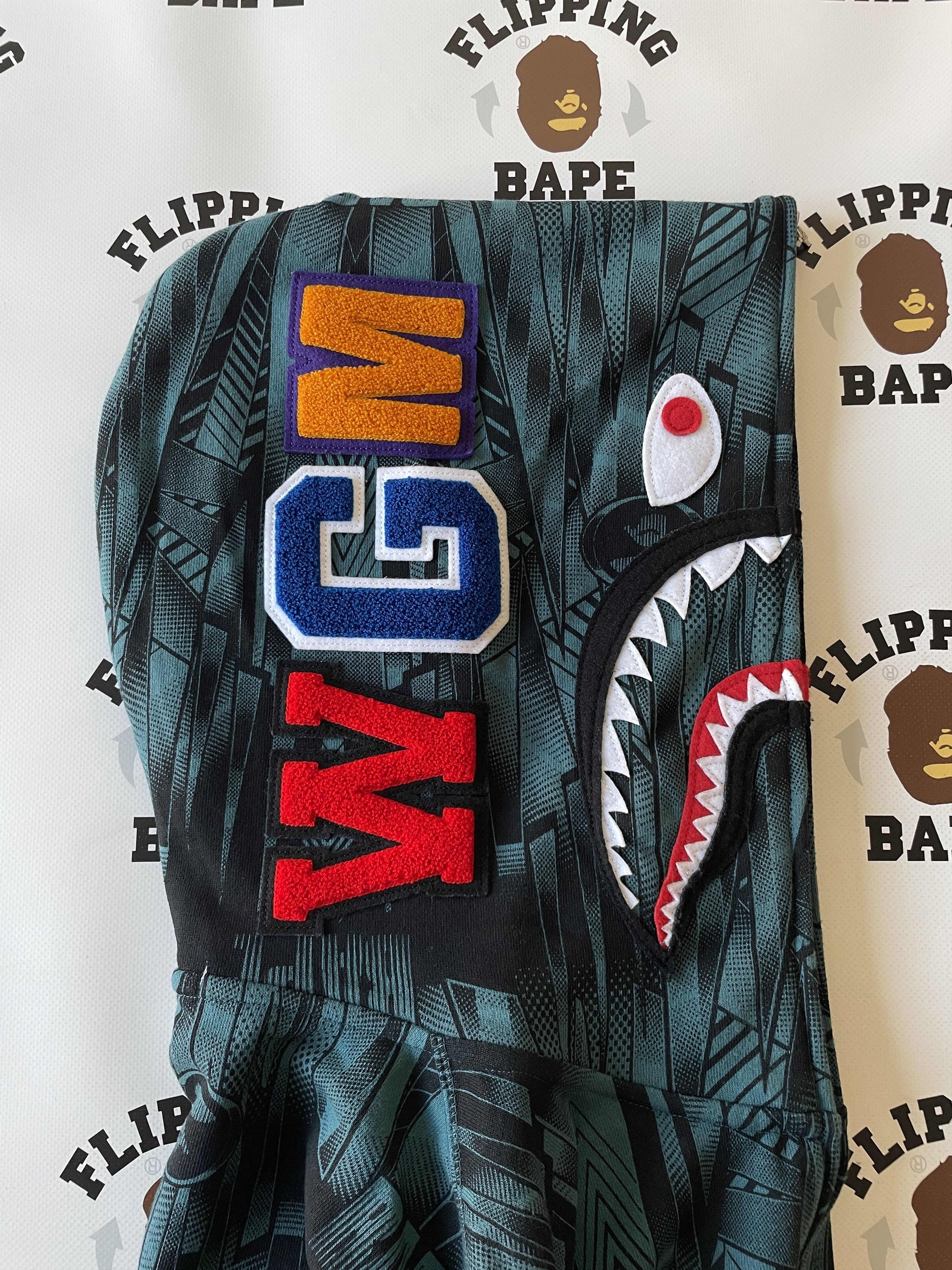 Bape BAPE SPEED RACER SHARK FULL ZIP HOODIE (2023) Size US XL / EU 56 / 4 - 3 Thumbnail