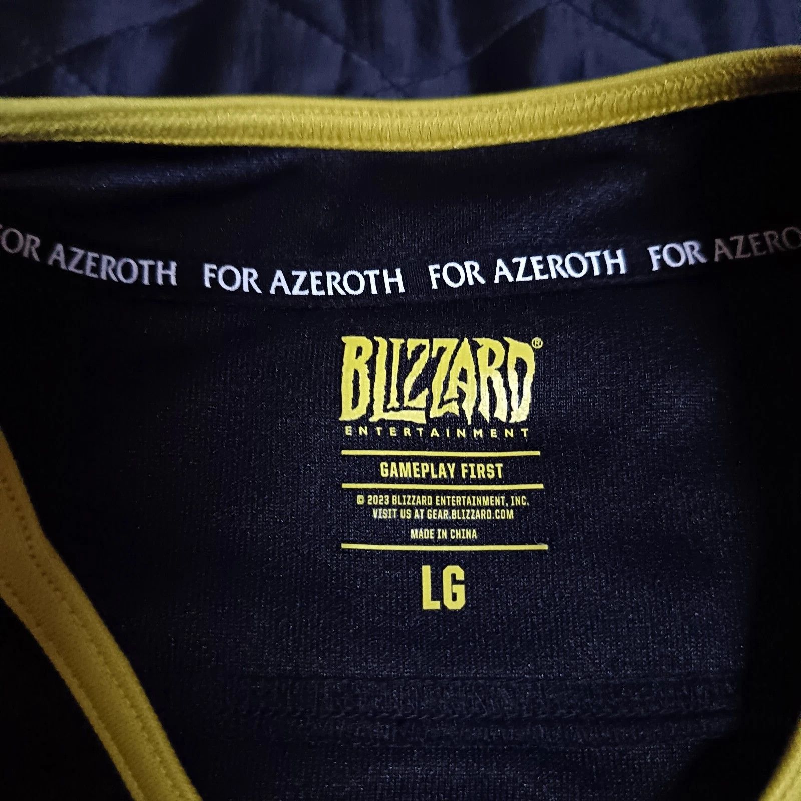 Other Blizzard World of Warcraft Azeroth Hockey Jersey Size US L / EU 52-54 / 3 - 5 Thumbnail