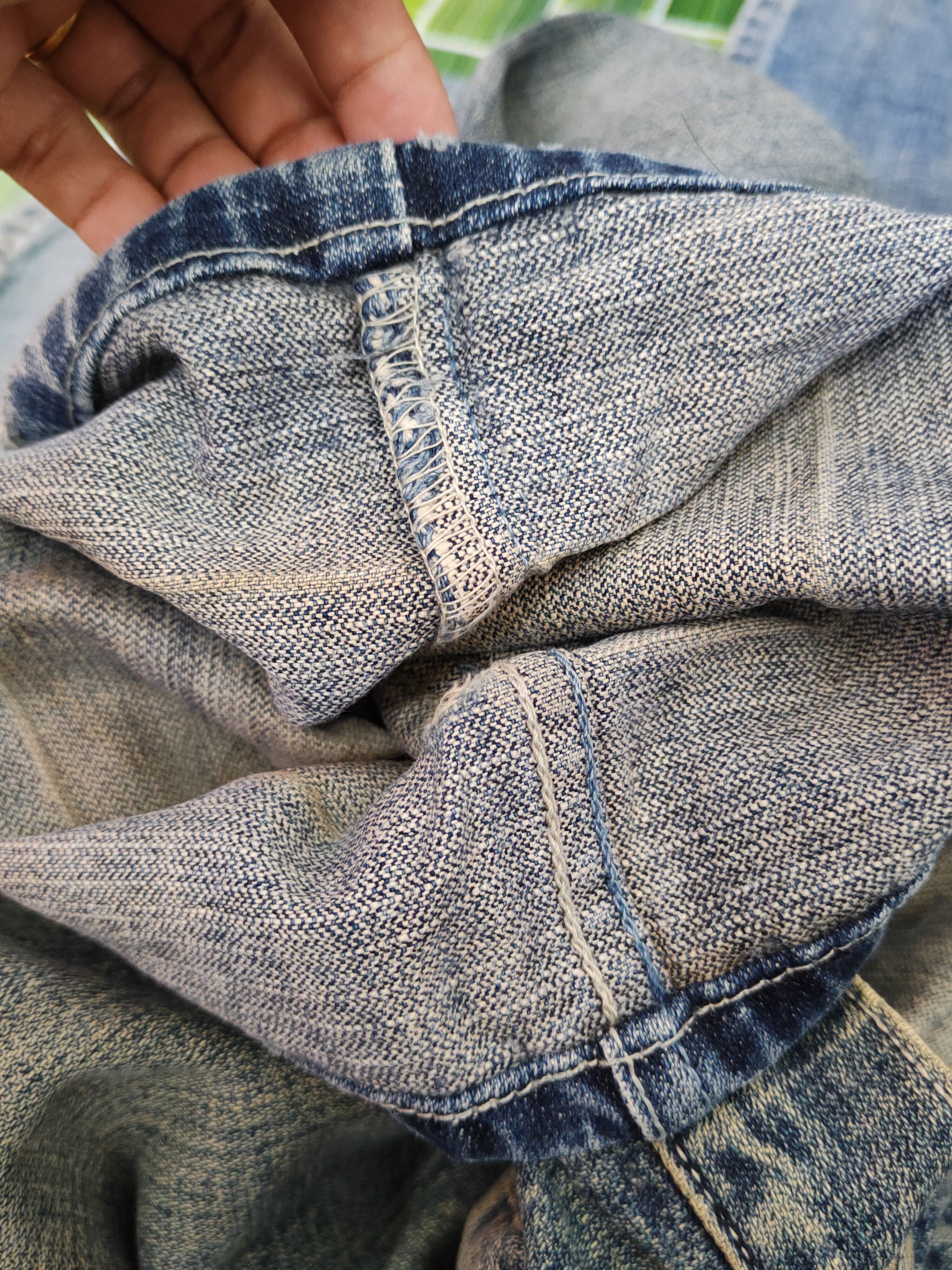 Levi's Levi's Dark Blue Faded Distressed Ripped Jeans #S1695 Size US 42 / EU 58 - 16 Thumbnail