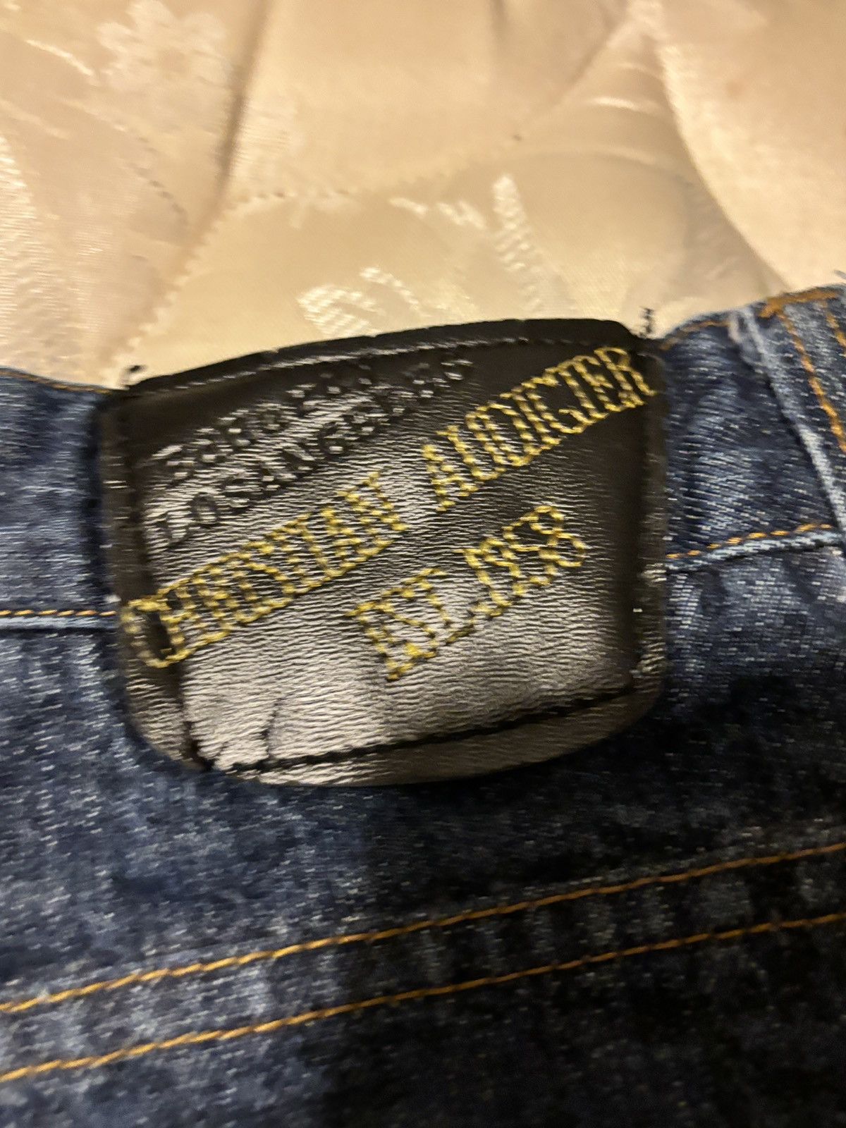 Christian Audigier × Ed Hardy × Vintage Traditional art denim Size US 42 / EU 58 - 6 Thumbnail