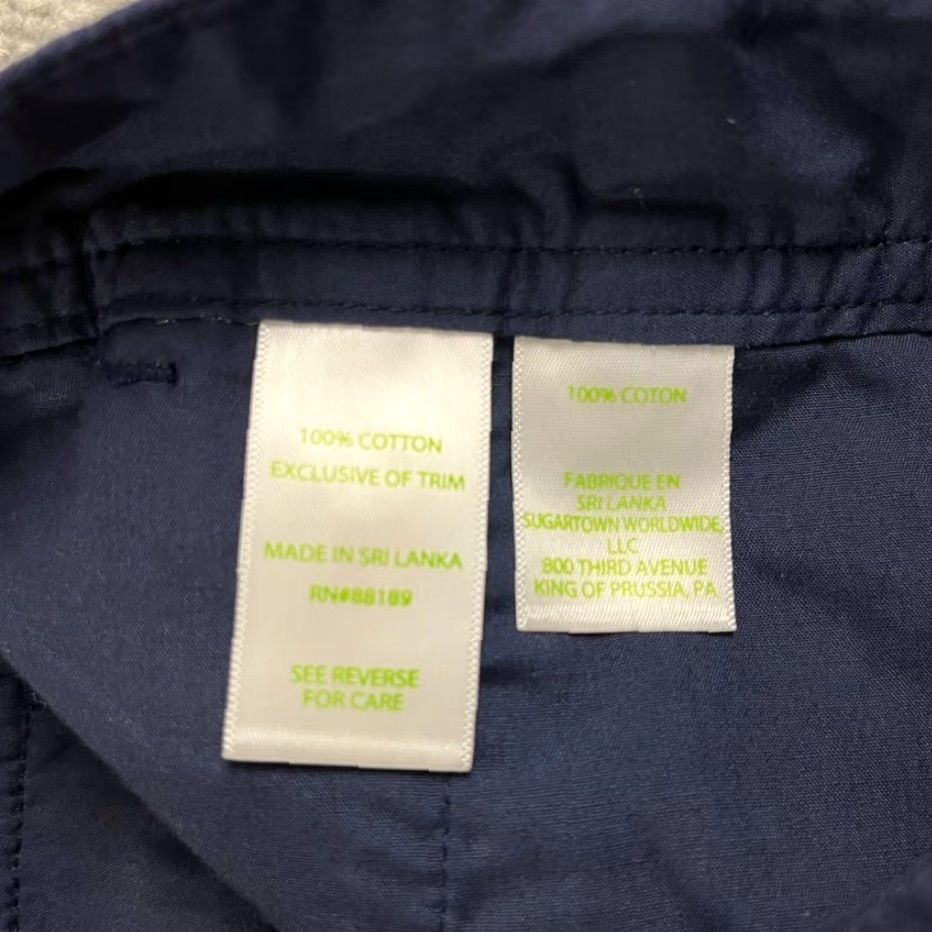 Lilly Pulitzer LILLY PULITZER Shorts Women Navy Blue THE CALLAHAN 5" 00 Preppy Beach Casual Workwear Pop Floral 5-Pocket Regular 100% Cotton Size 24" / US 00 / IT 34 - 7 Thumbnail