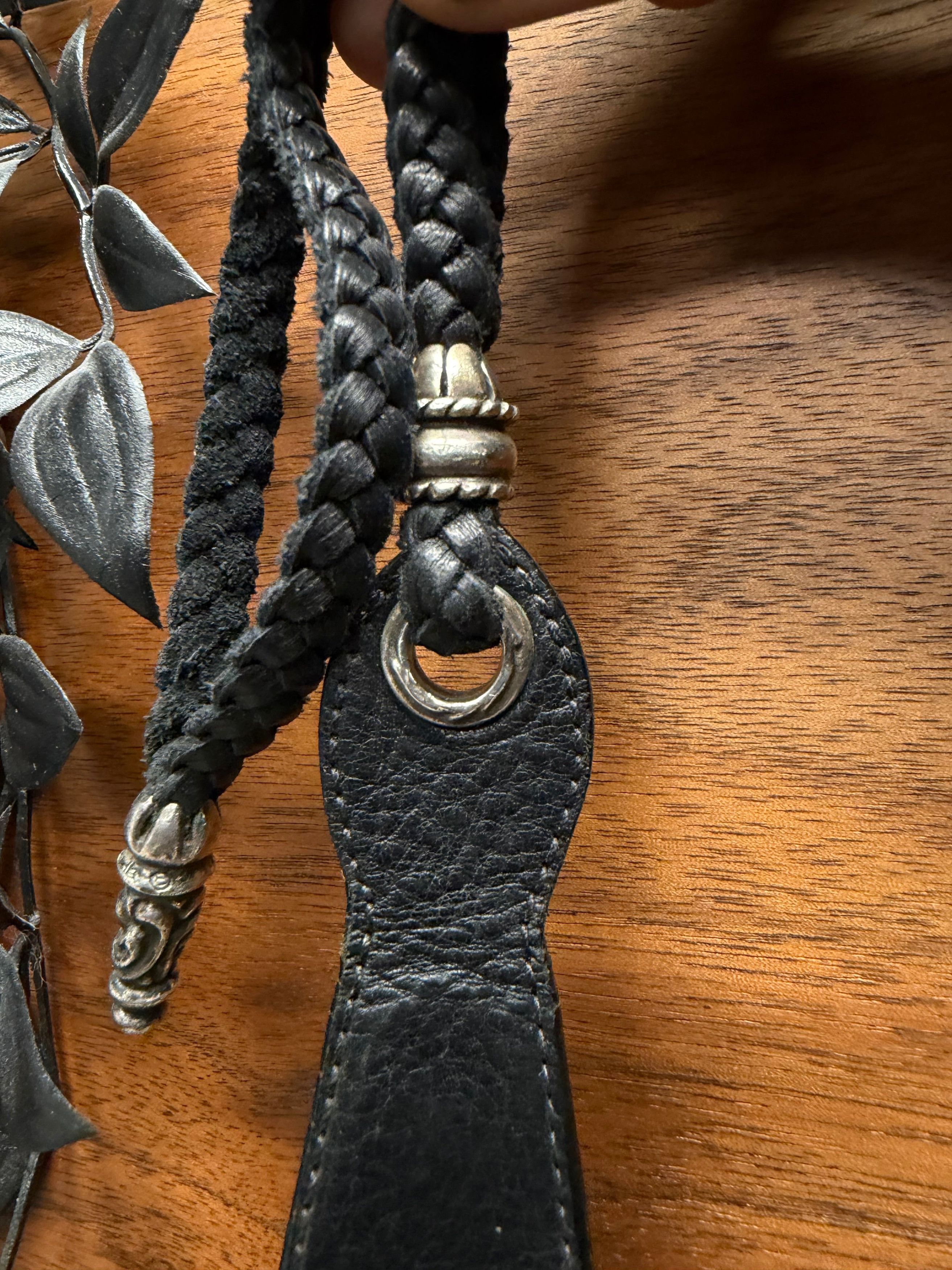 Chrome Hearts Chrome Hearts ‘Shoe Horn’ With Braided Leather/925 Silver Handle Size ONE SIZE - 5 Thumbnail