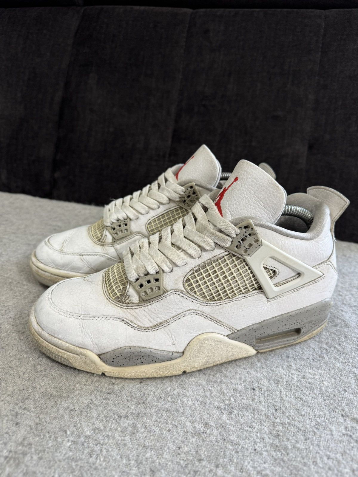 Jordan Brand Nike Air Jordan 4 IV Retro White Oreo Sneakers size 41,5 Size US 8.5 / EU 41-42 - 9 Thumbnail