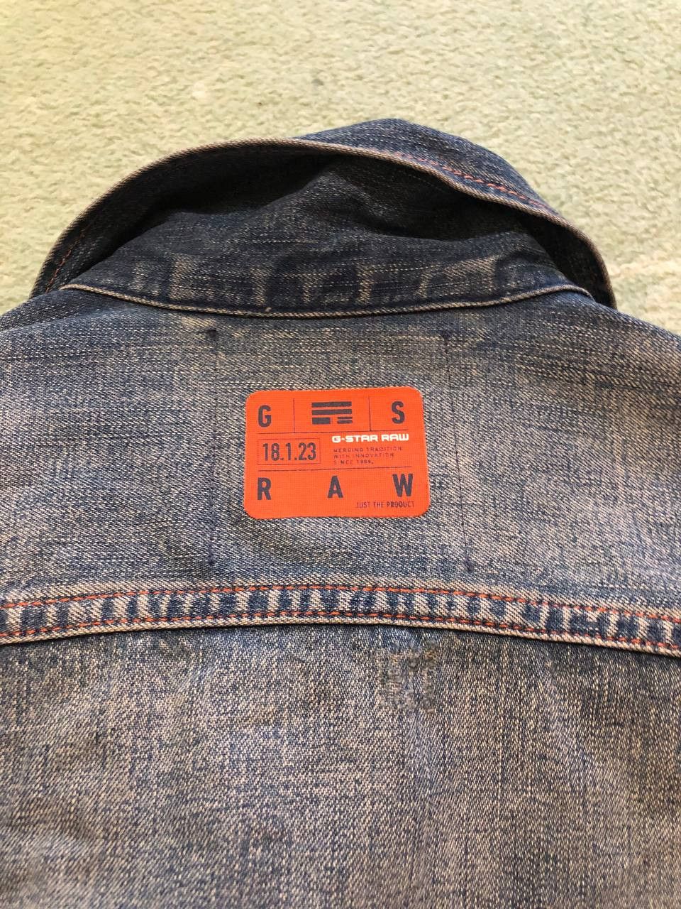G-Star vintage jacket denim blue Y2K G-Star Raw logo Streetwear Size US XS / EU 42 / 0 - 9 Thumbnail