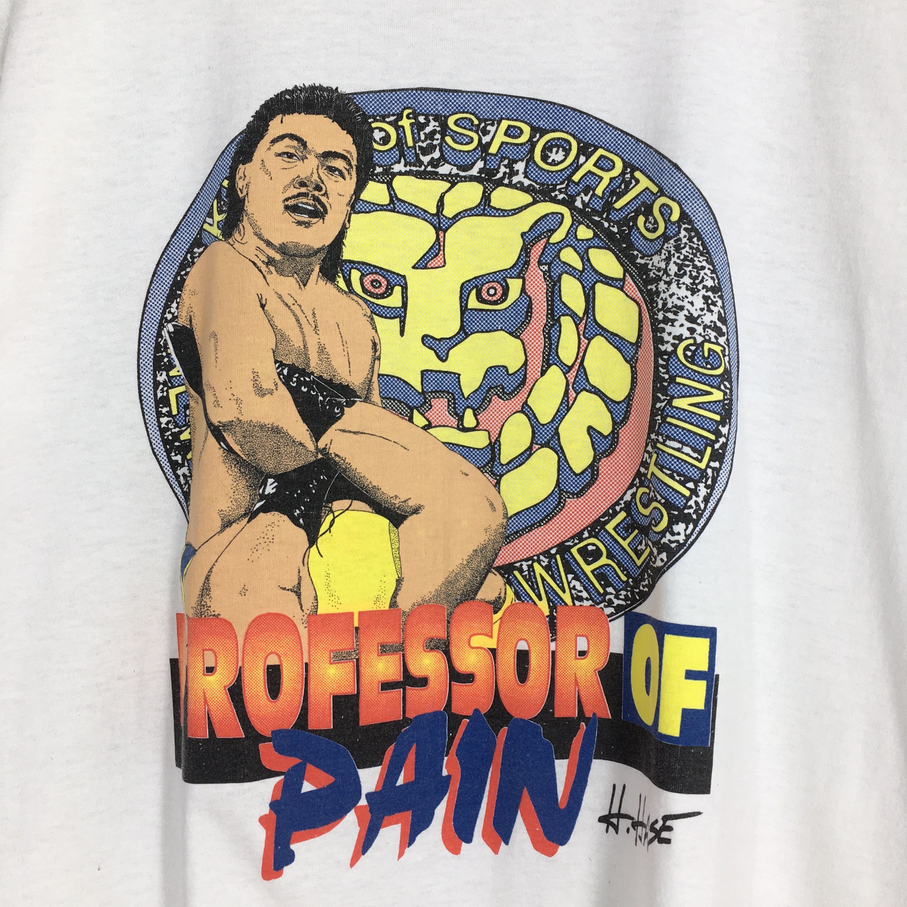 Vintage × WWE Vintage 90's WWE Hiroshi Hase Wrestling White T Shirt Large Size US L / EU 52-54 / 3 - 6 Thumbnail