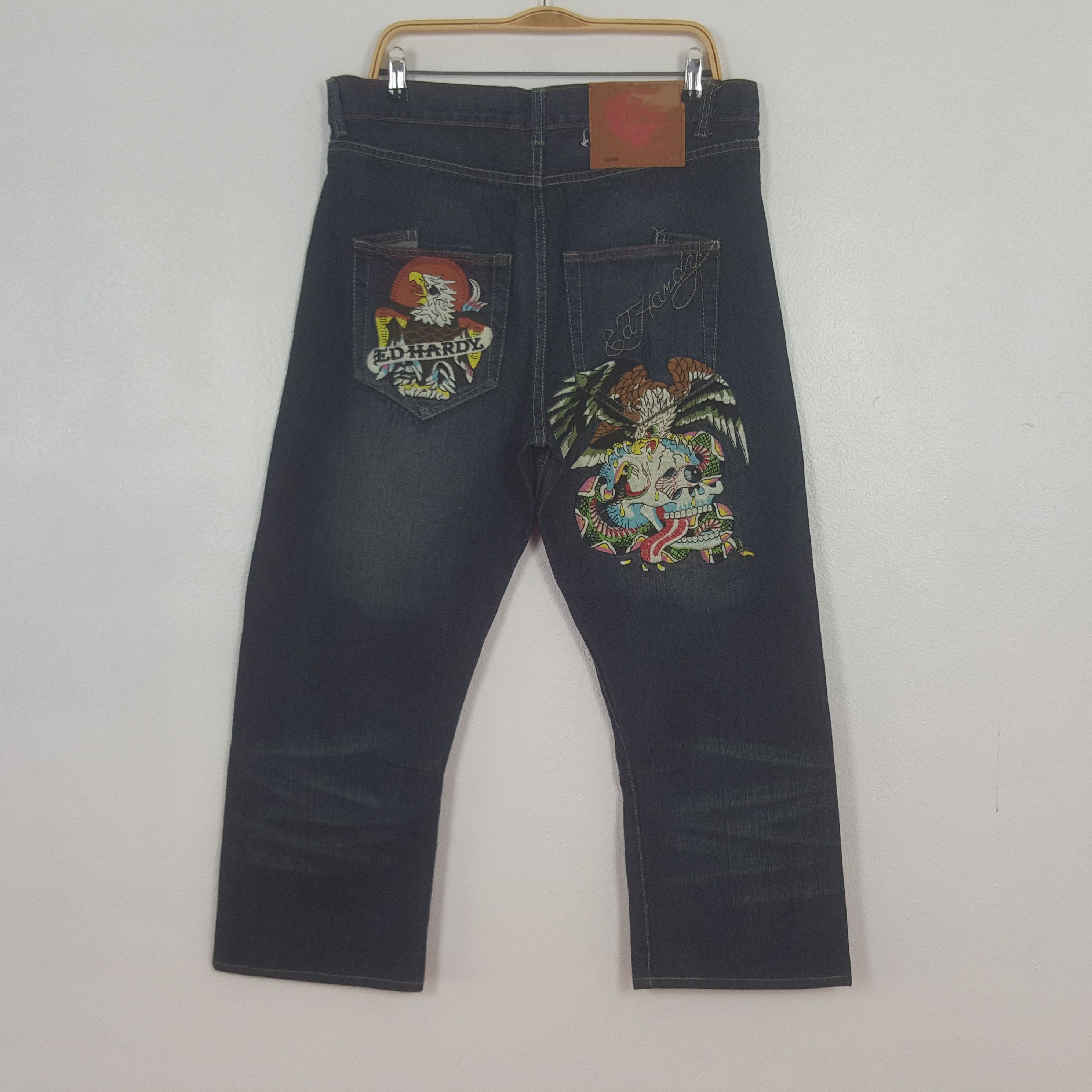 Ed Hardy Vintage Ed Hardy Denim Jeans Size US 35 - 1 Thumbnail
