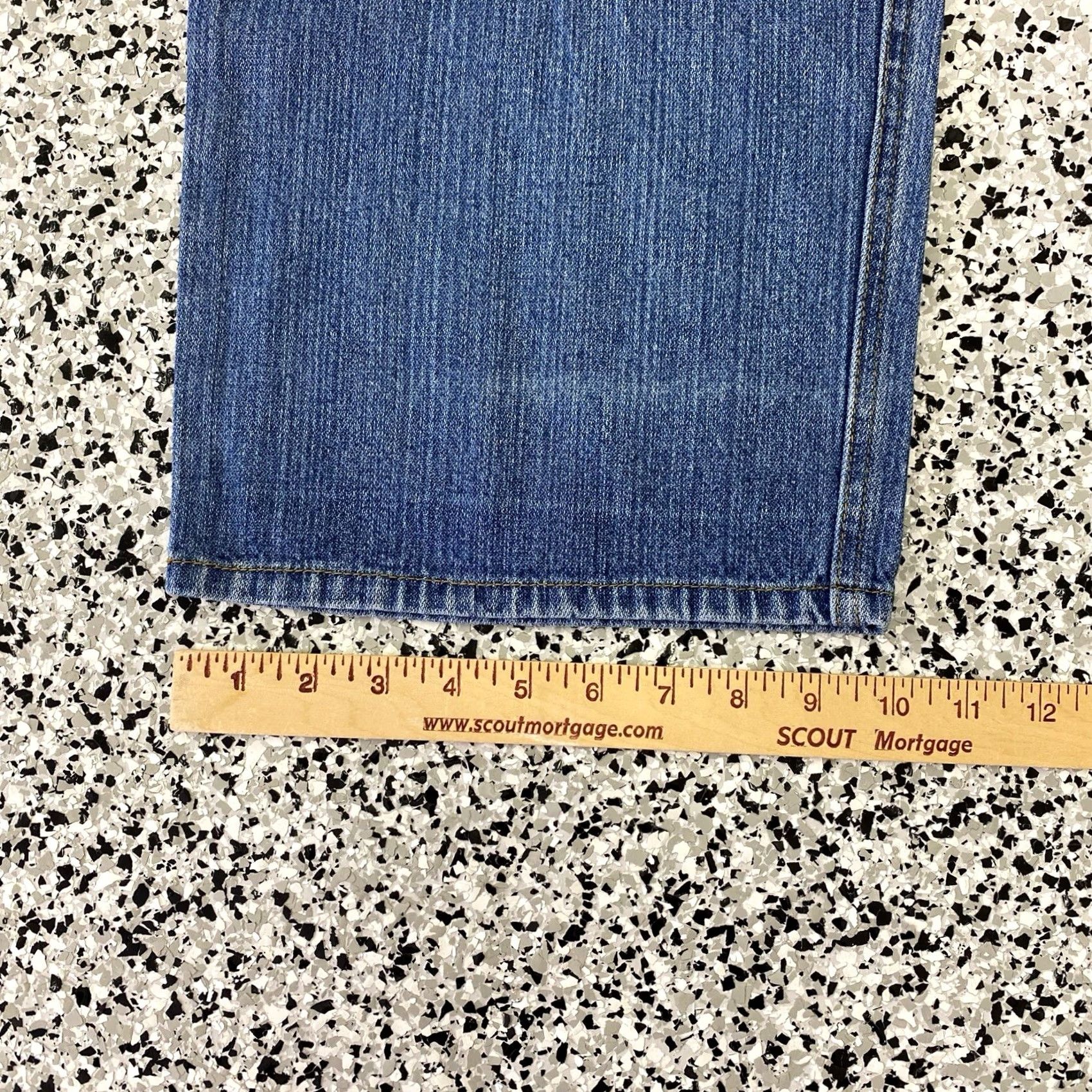 Vintage VINTAGE Laguna Sport Jeans Men's 37X30 Blue Denim Wide Leg Factory Fades Jeans Mens Blue 90s Hip Hop Casual Workwear Wide Leg Size US 37 - 2 Thumbnail