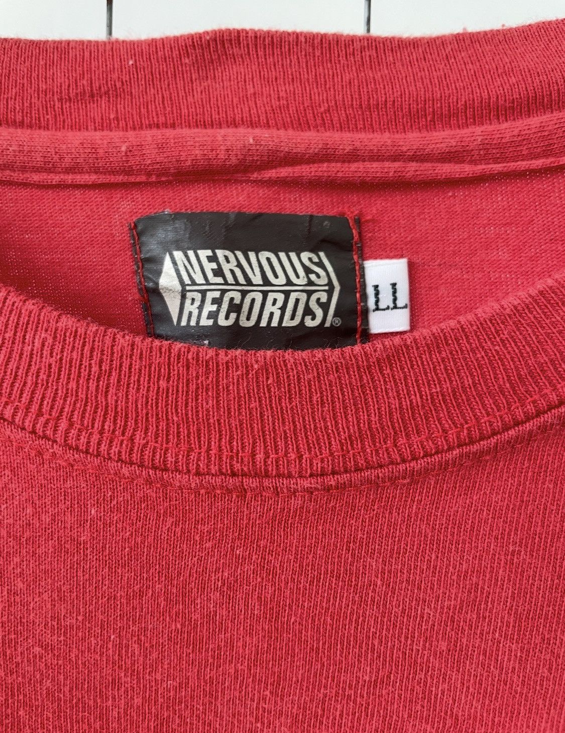 Vintage Vintage Nervous Records T-Shirt Size US L / EU 52-54 / 3 - 9 Thumbnail