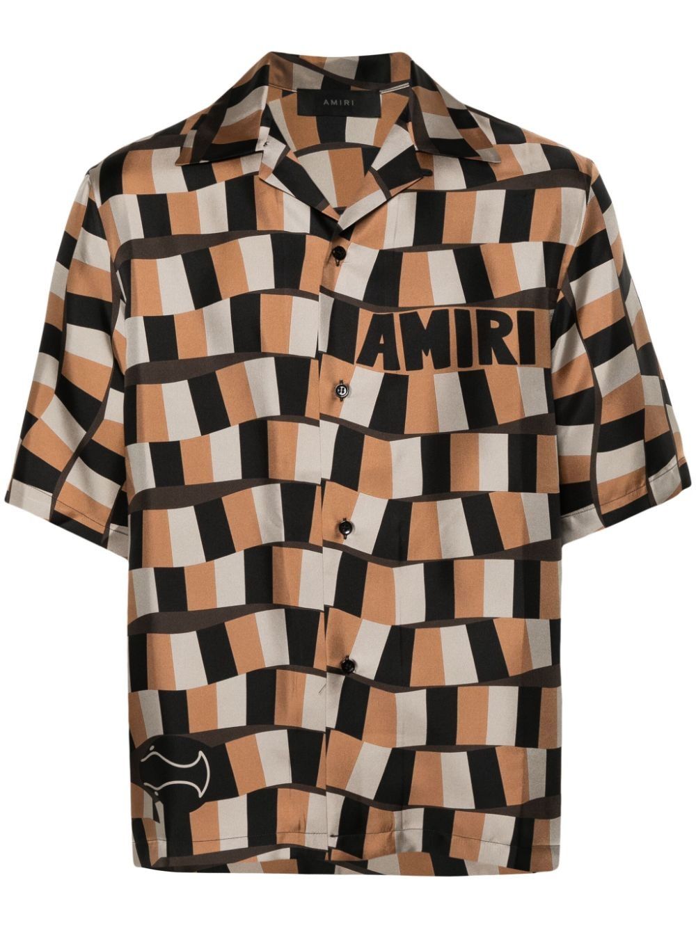 Amiri o1w1db10125 Bowling Shirt in Multicolor Size US S / EU 44-46 / 1 - 1 Thumbnail